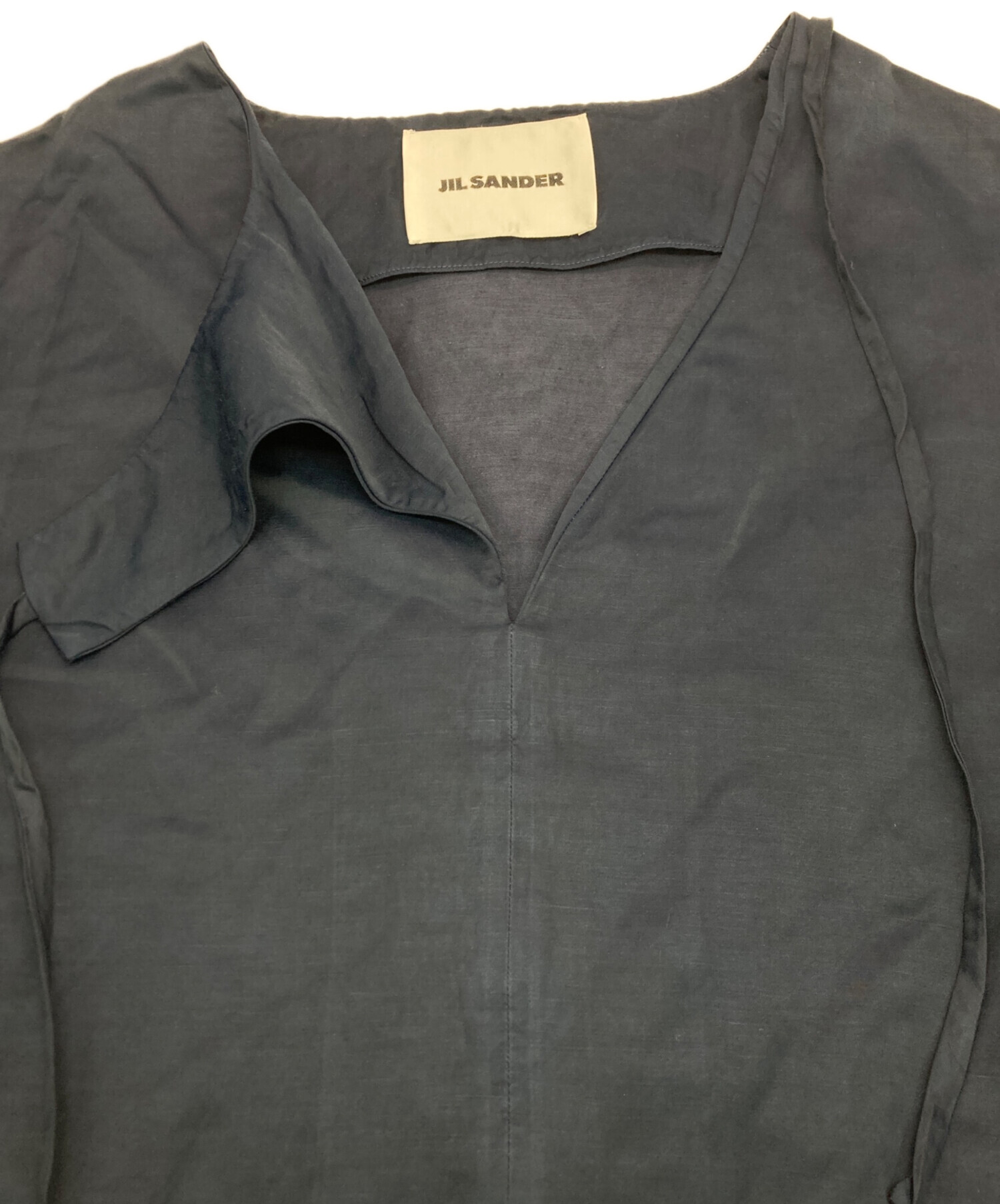 中古・古着通販】JIL SANDER (ジルサンダー) 五分袖チュニックブラウス