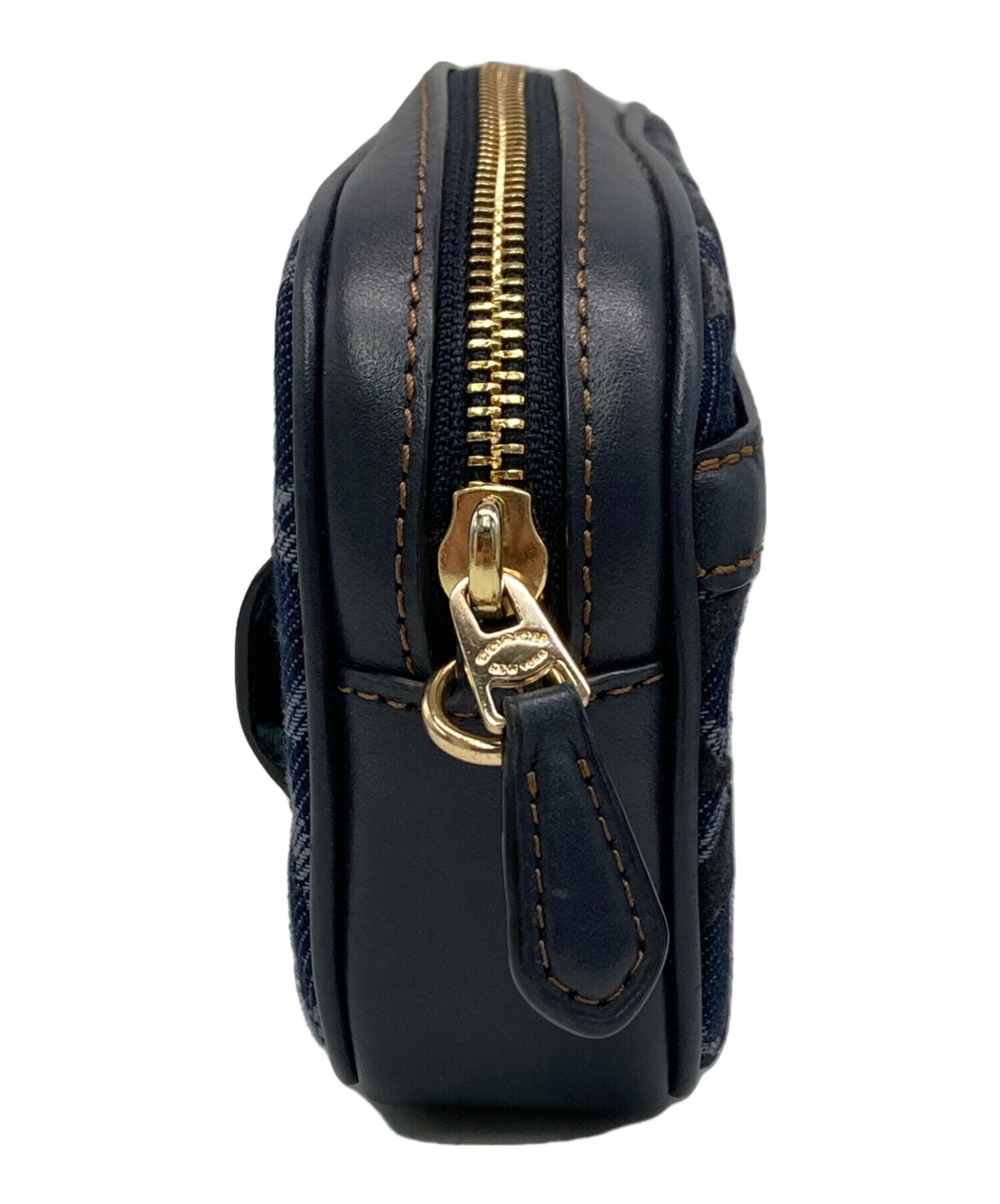 中古・古着通販】COACH (コーチ) 2WAYショルダーバッグ ネイビー