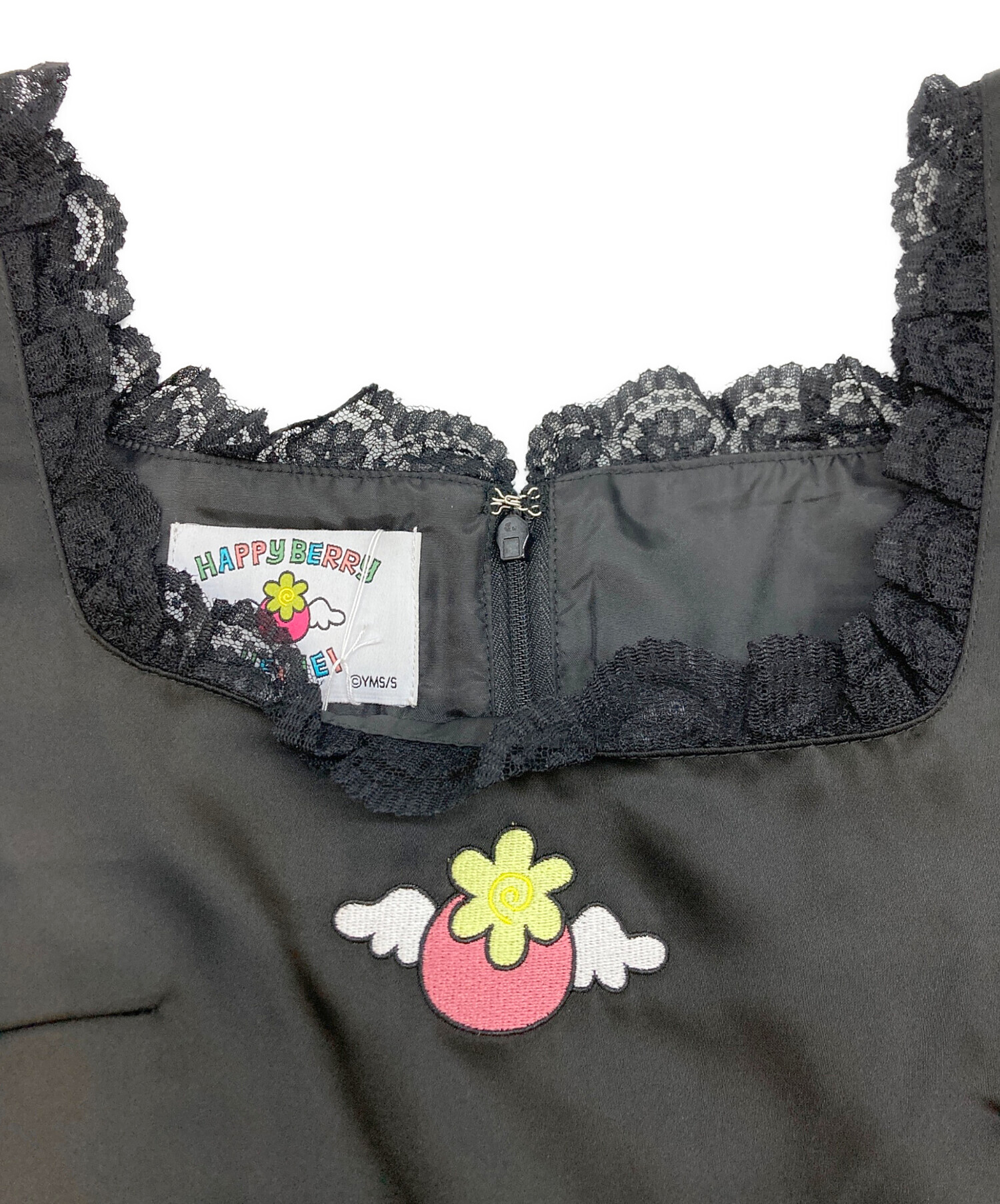 HAPPY BERRY HEIHEI ワンピース ブラック HAPPY BERRY HEIHEI ワンピース ブラック - メルカリ