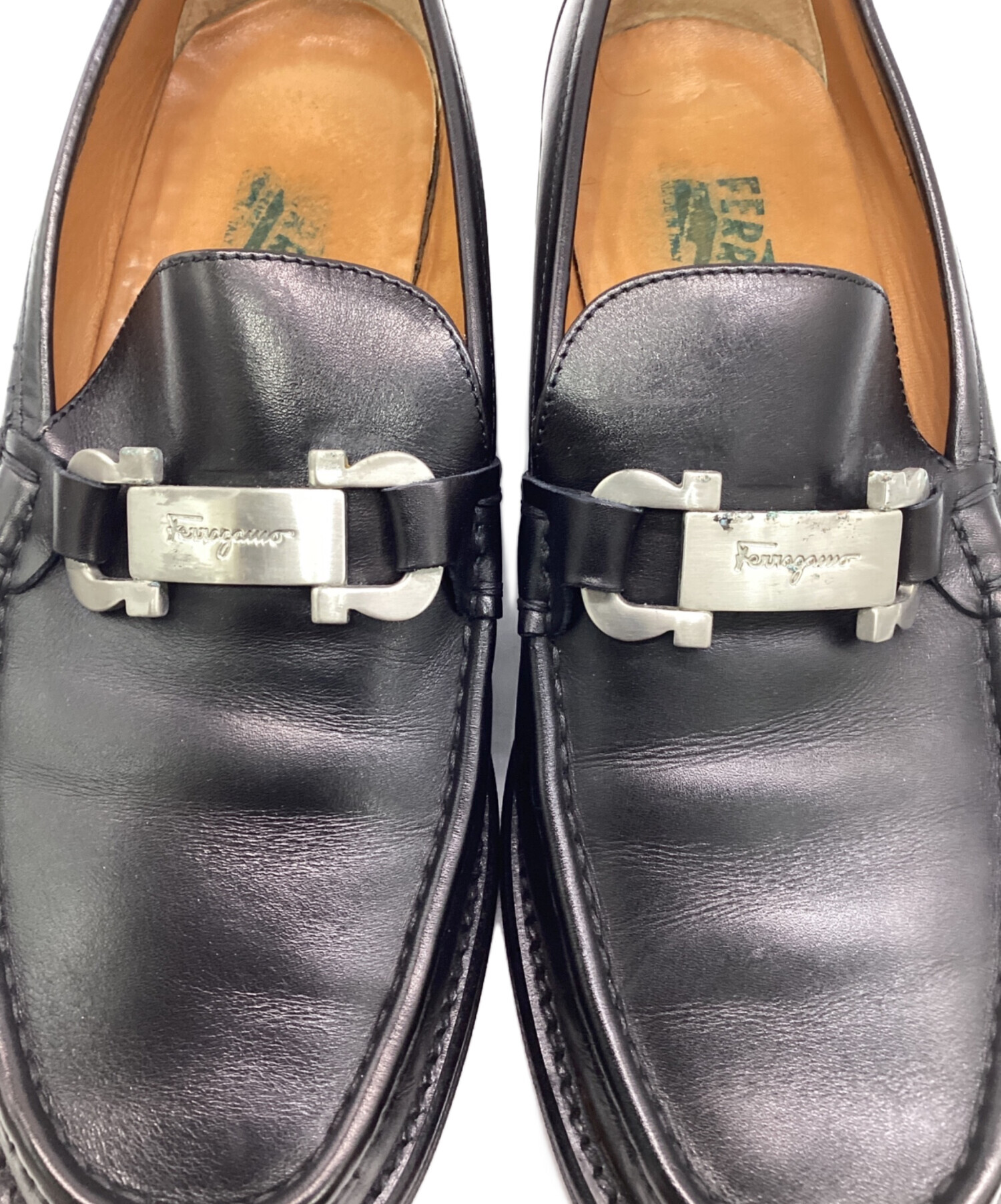 フェラガモ ローファー　新品未使用品　サイズ6 フェラガモ ヒールありローファー size:6 1/2 D