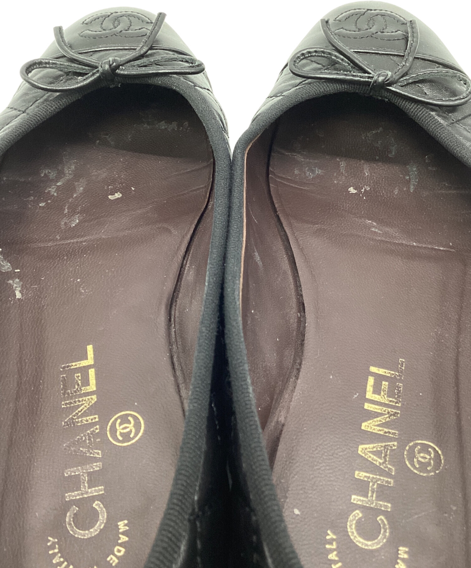 中古・古着通販】CHANEL (シャネル) ココマーク フラットパンプス