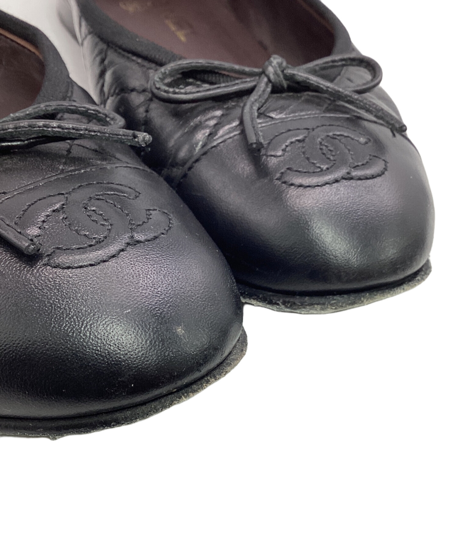 中古・古着通販】CHANEL (シャネル) ココマーク フラットパンプス