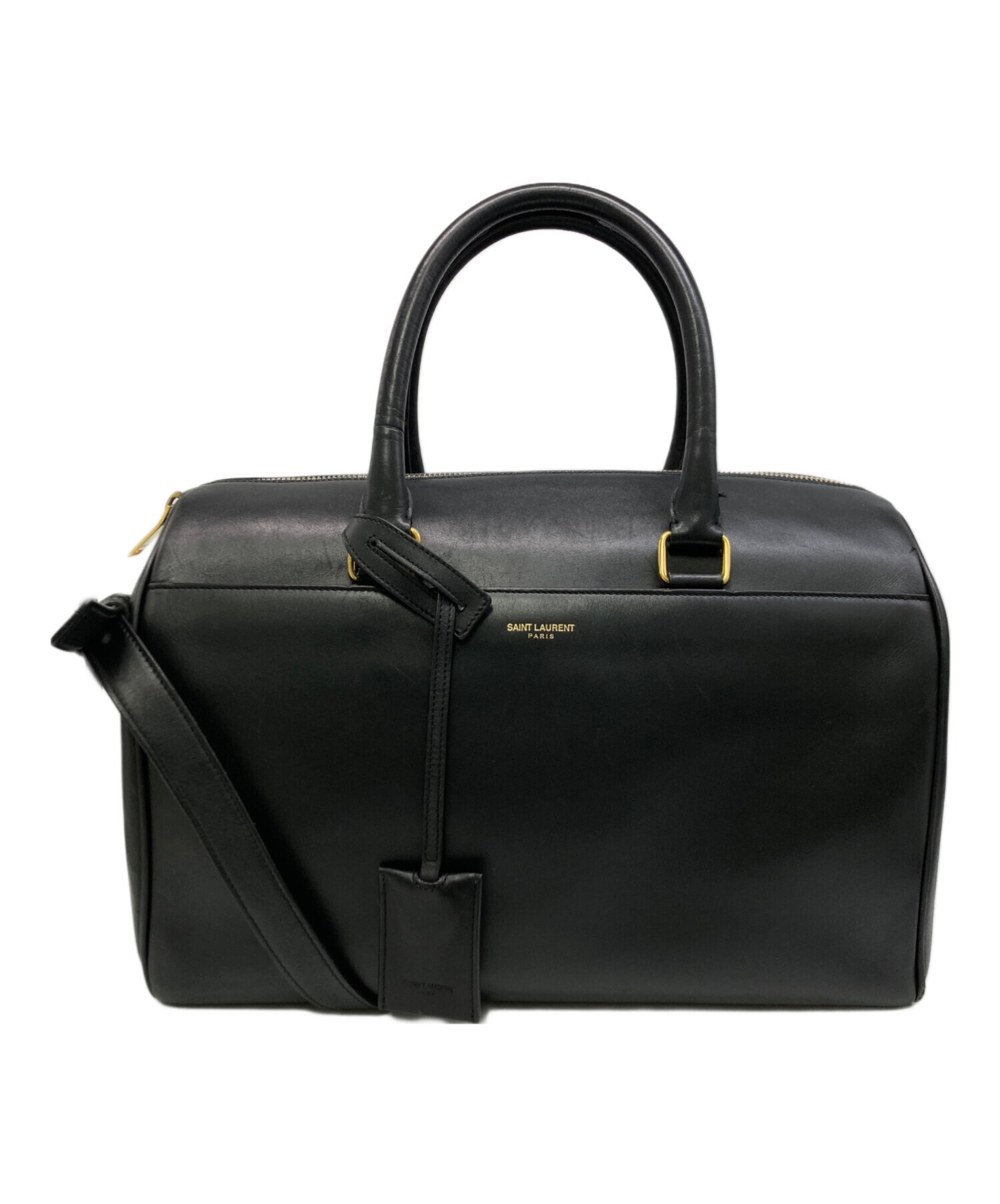 SAINT LAURENT PARIS サンローランパリ ショルダーバッグ  黒 【古着】【中古】【送料無料】 中古・古着通販】Saint Laurent Paris (サンローランパリ) ショルダー