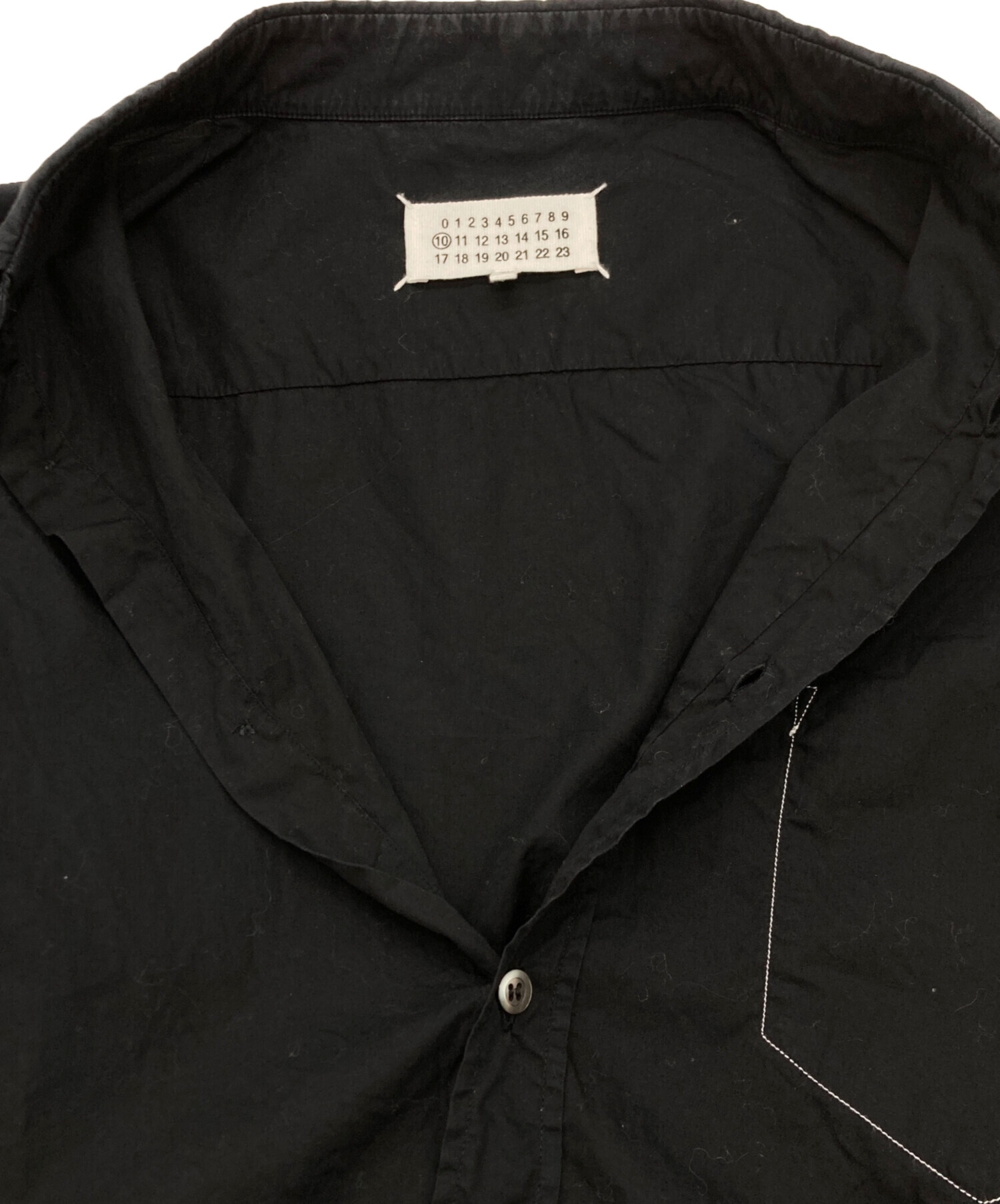 中古・古着通販】Maison Margiela (メゾンマルジェラ) シャツ ブラック