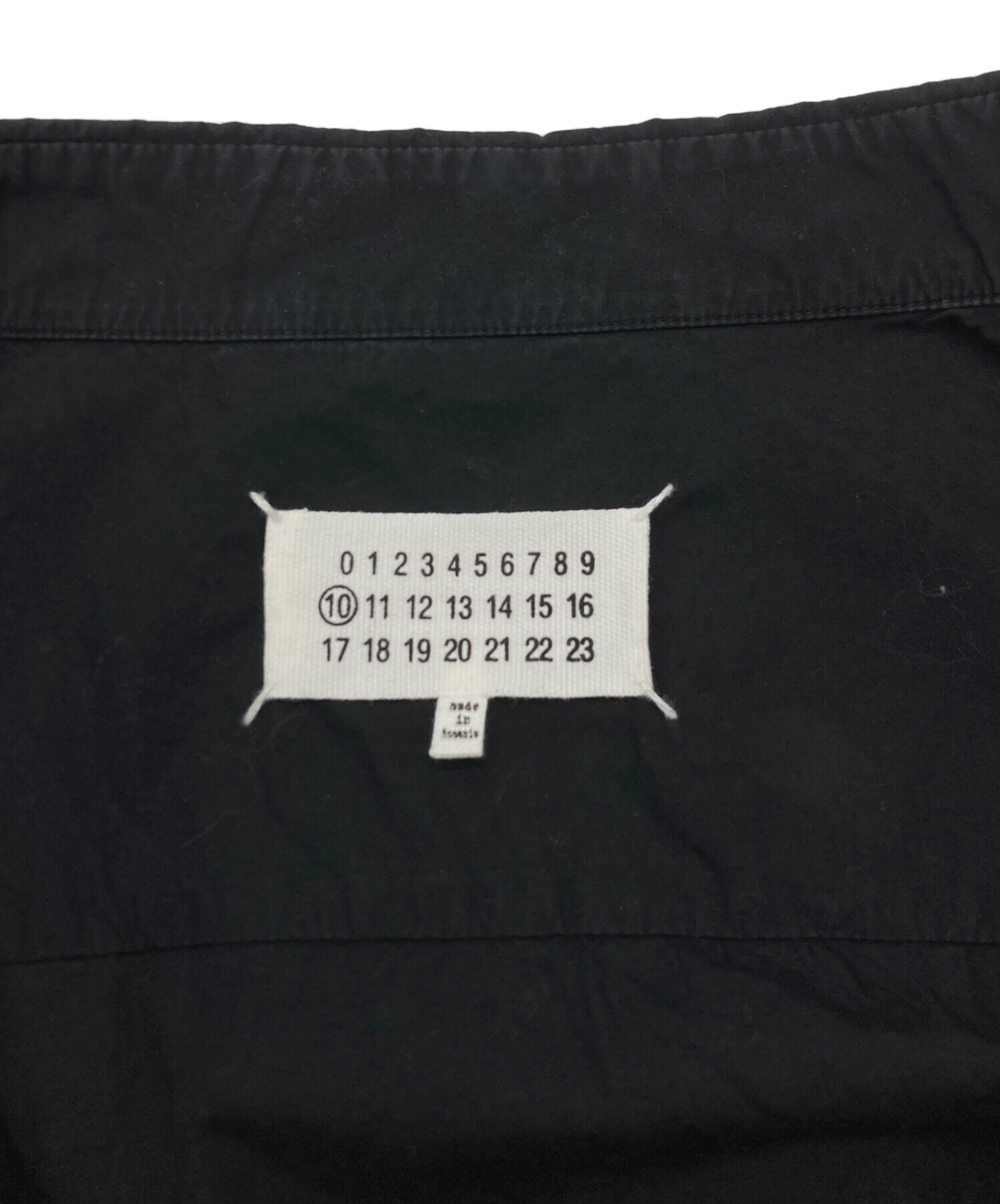 中古・古着通販】Maison Margiela (メゾンマルジェラ) シャツ ブラック