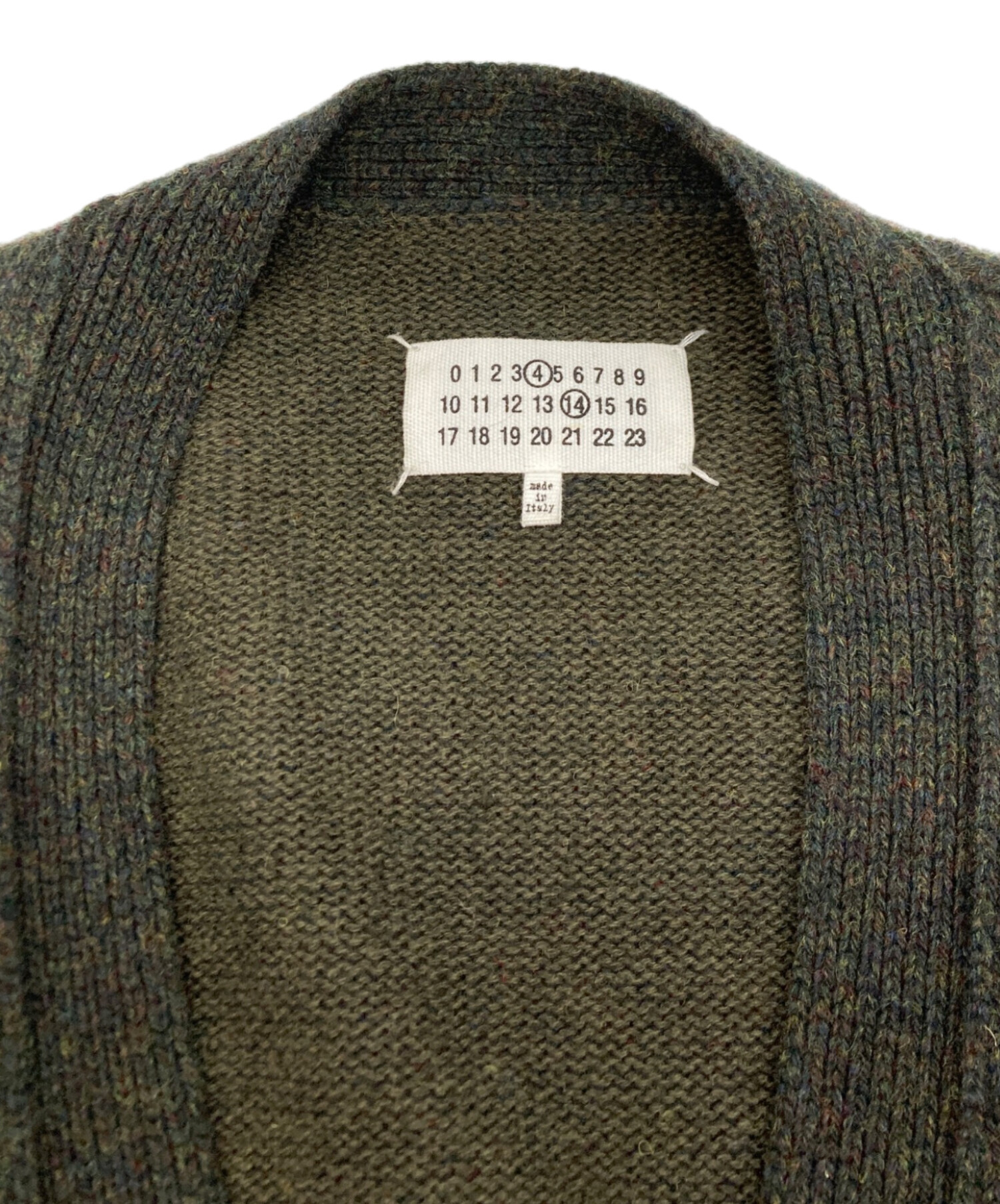 Maison Margiela ニットカーディガン 中古・古着通販】Maison Margiela (メゾンマルジェラ) 5G エルボー