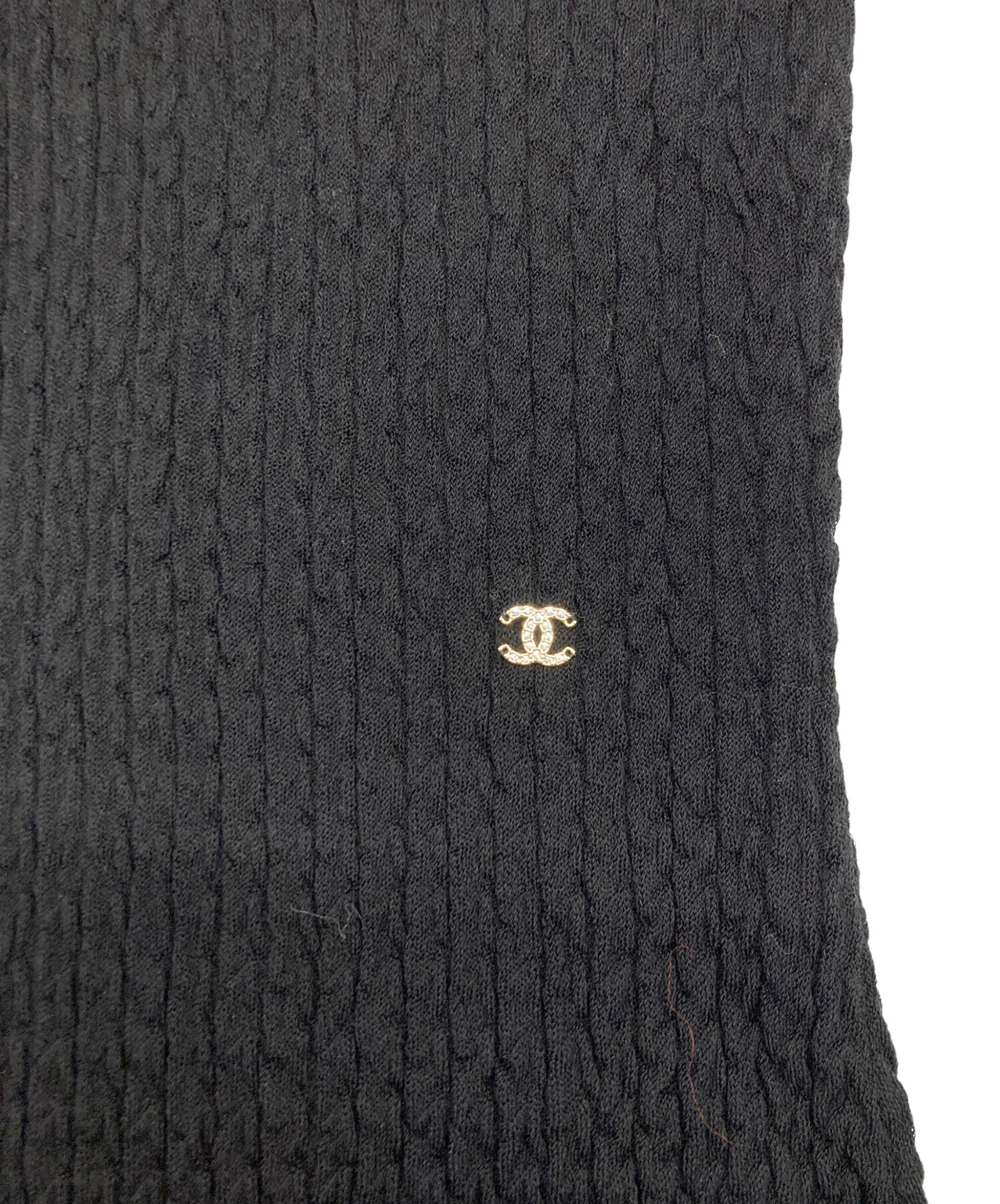 中古・古着通販】CHANEL (シャネル) ココマークラインストーンニット