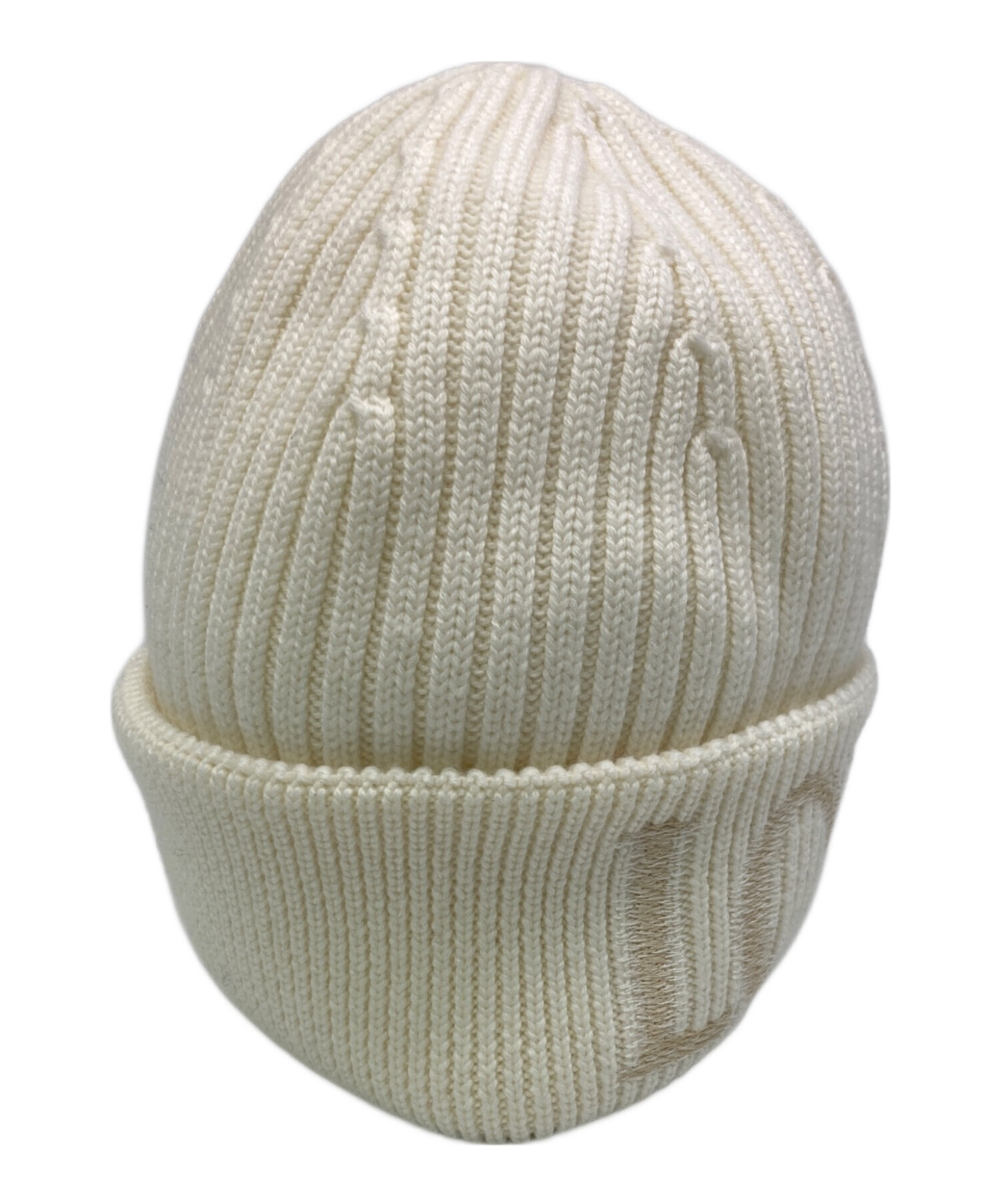 中古・古着通販】LOEWE (ロエベ) Wool Logo Beanie ベージュ サイズ