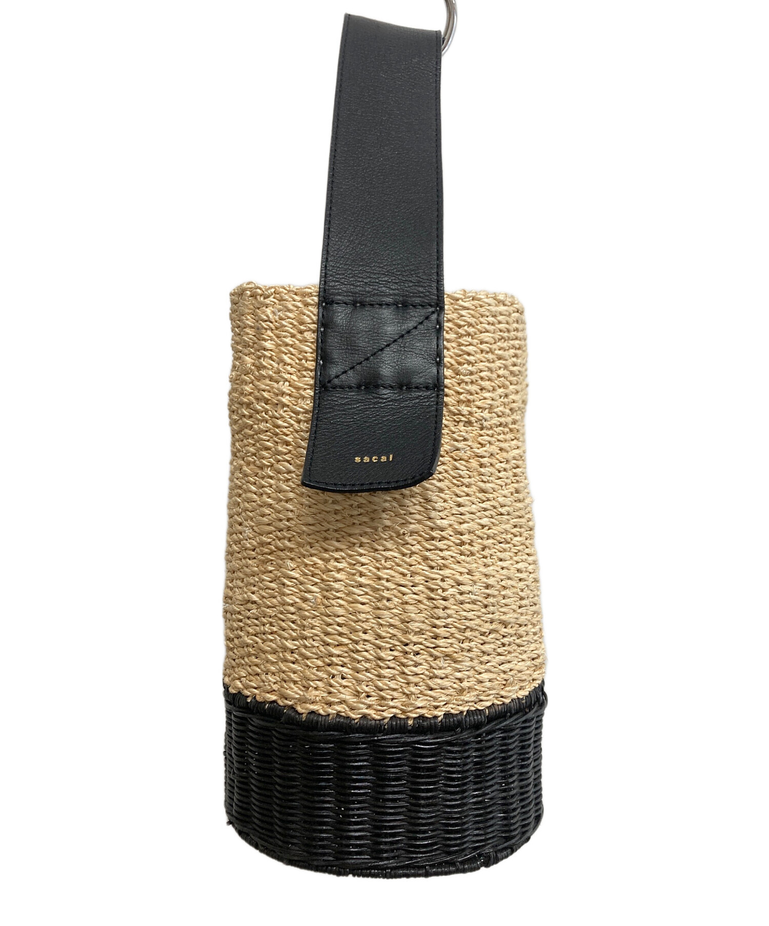 中古・古着通販】sacai (サカイ) s Basket Bag ブラック×ベージュ