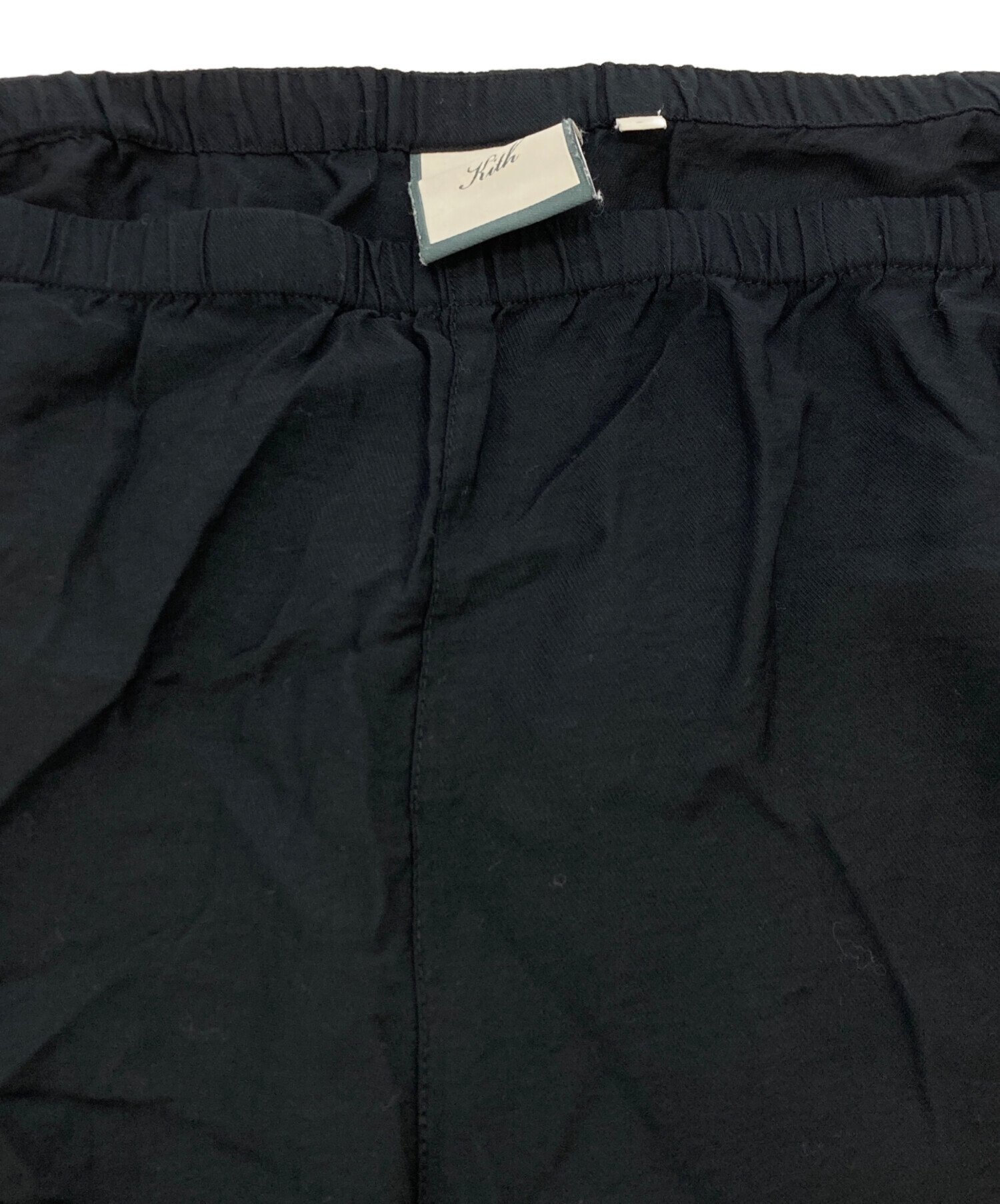 Kith ブラック イージーパンツ Sサイズ 中古・古着通販】KITH (キス) イージーパンツ ブラック サイズ:SIZE S