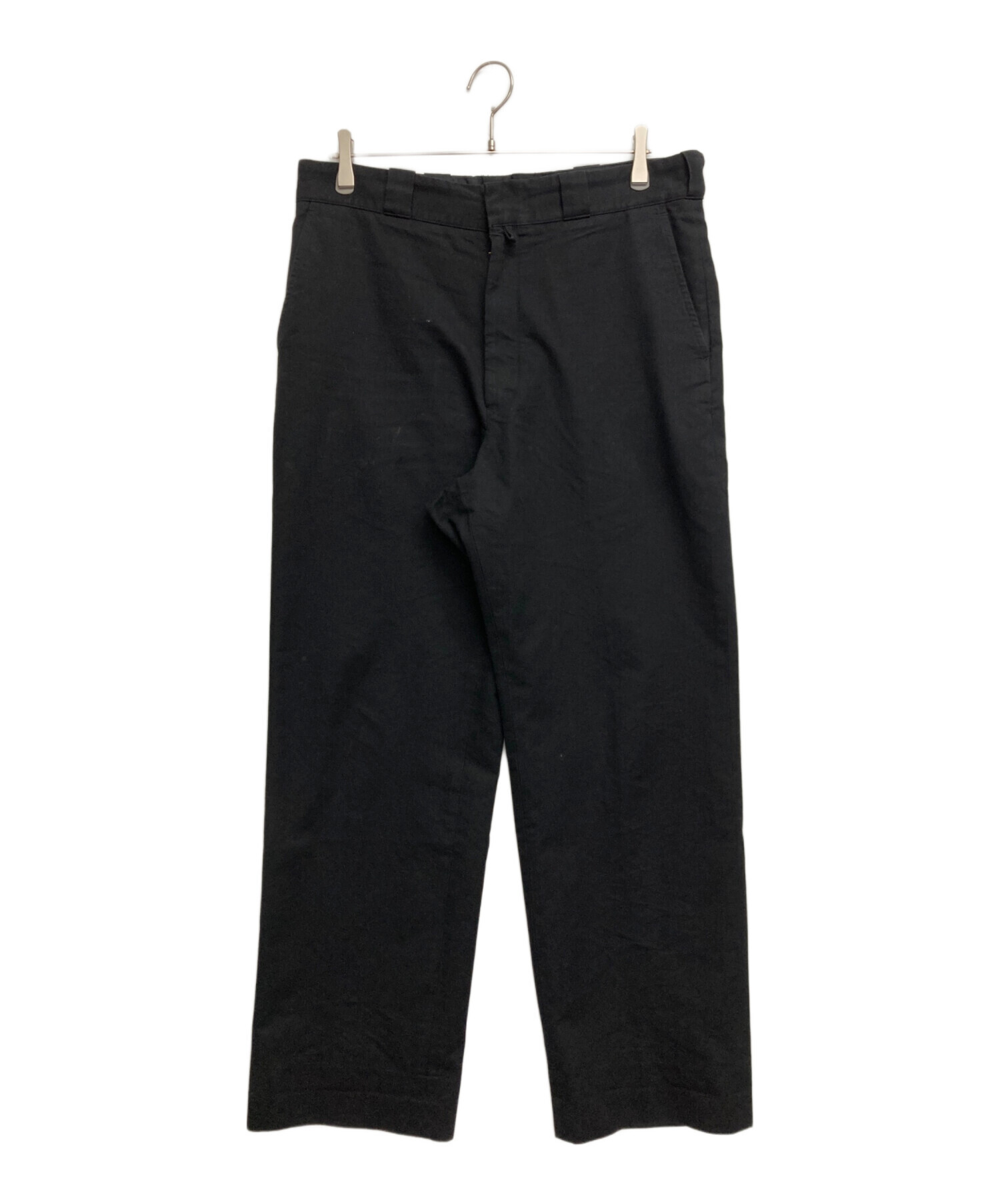 中古・古着通販】COMOLI (コモリ) ポストワークツイルパンツ ブラック 