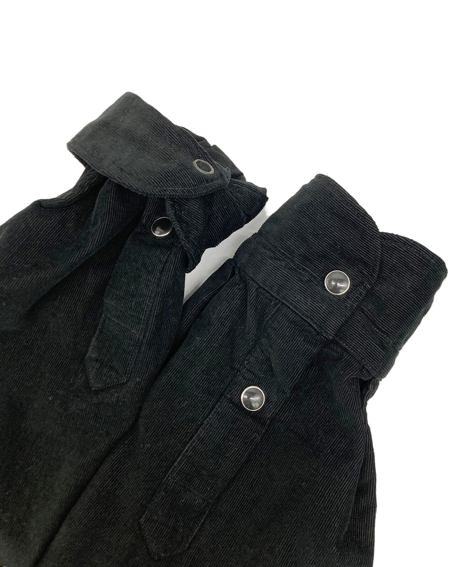 中古・古着通販】COMOLI (コモリ) コーデュロイ コモリシャツ ブラック