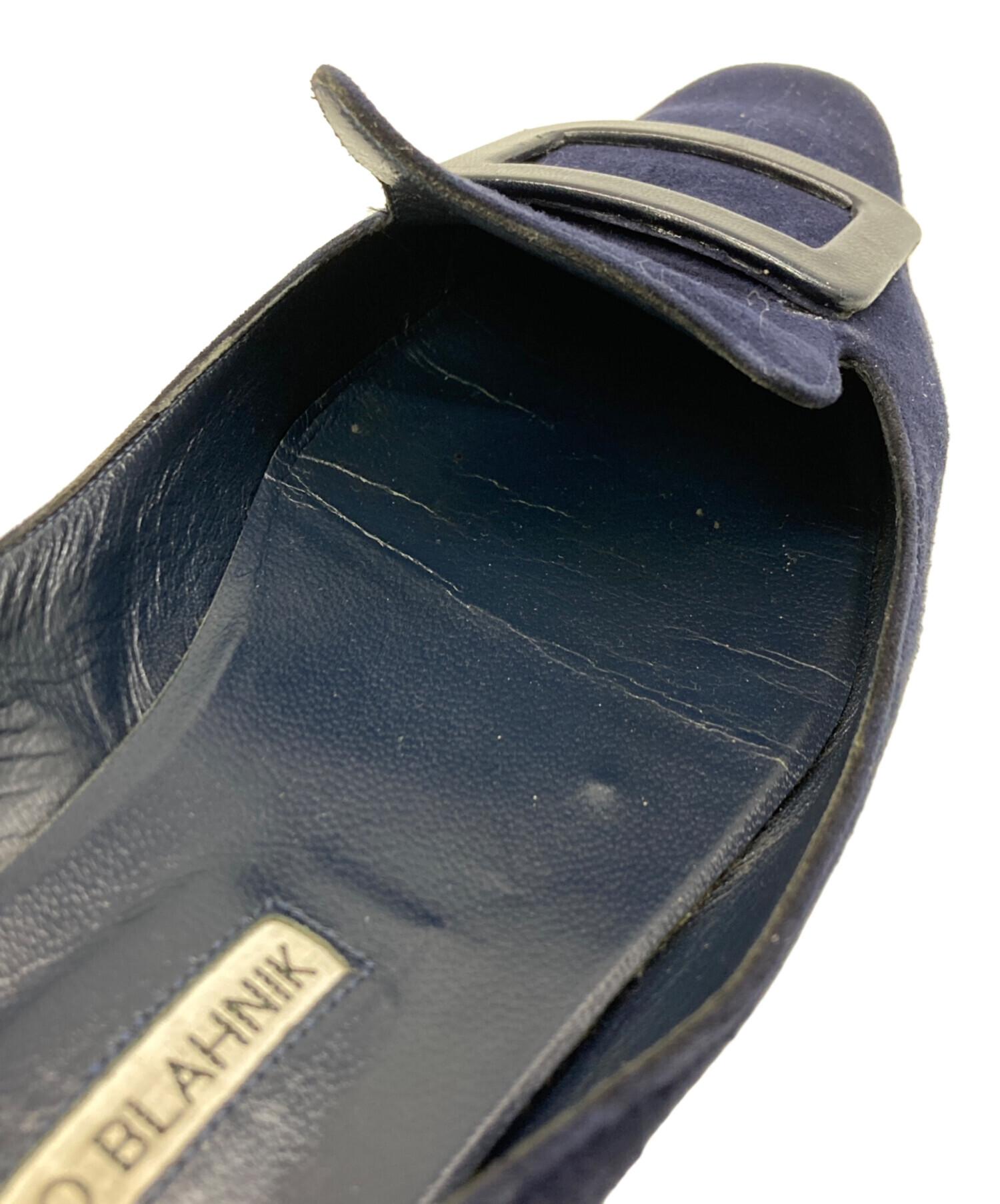 中古・古着通販】Manolo Blahnik (マノロブラニク) スエードフラット