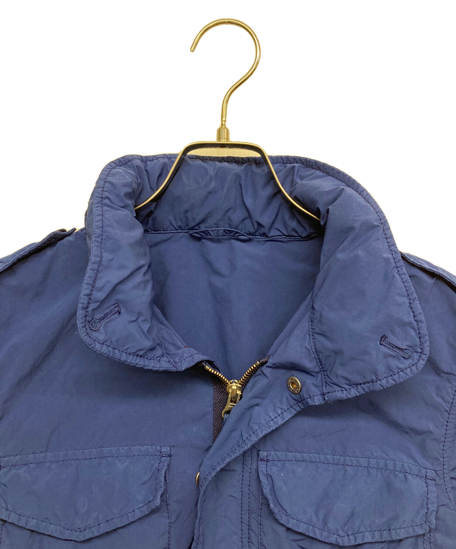 ASPESI ブルーー ナイロンジャケット 中古・古着通販】ASPESI (アスペジ) ナイロンジャケット ブルー サイズ