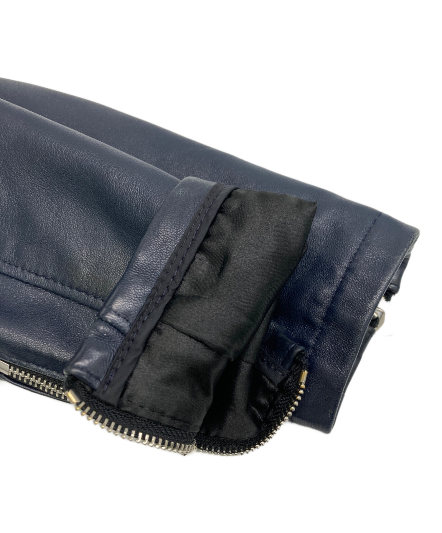 中古・古着通販】Schott (ショット) ライダースジャケット ネイビー