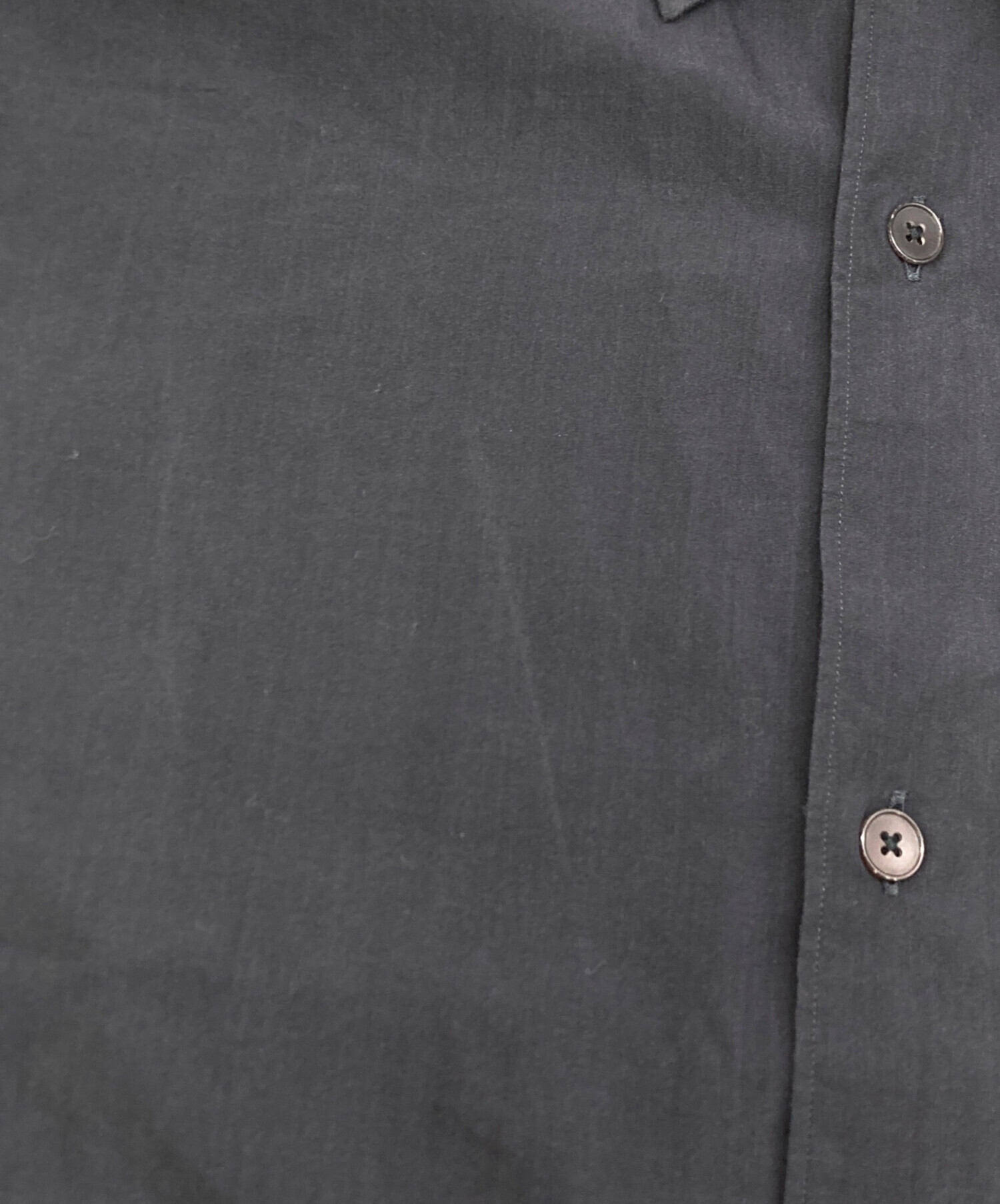 中古・古着通販】COMOLI (コモリ) コモリシャツ ブラック サイズ:SIZE