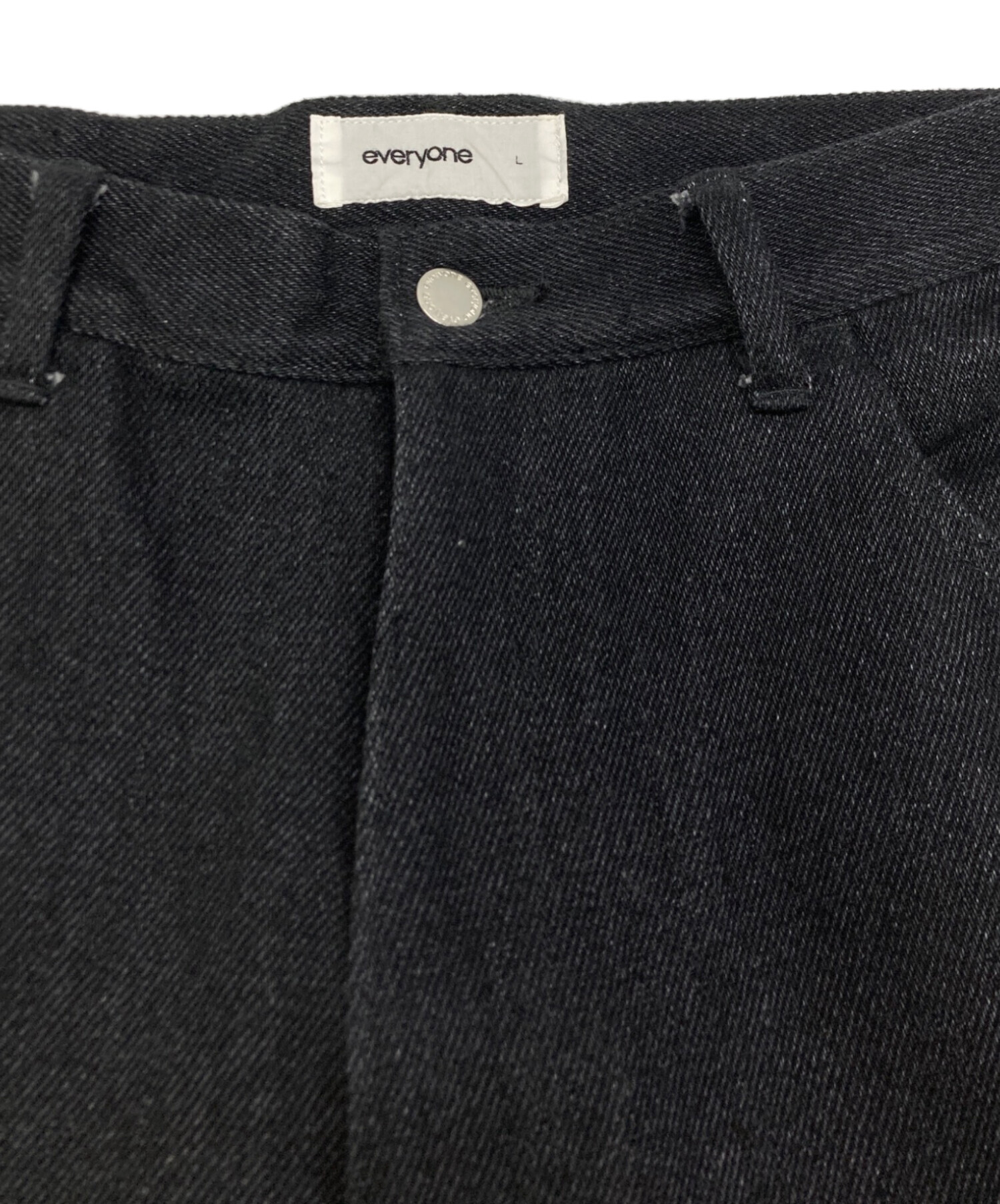 everyone soft denim pants black エブリワン everyone soft denim pants (INDIGO) | everyone