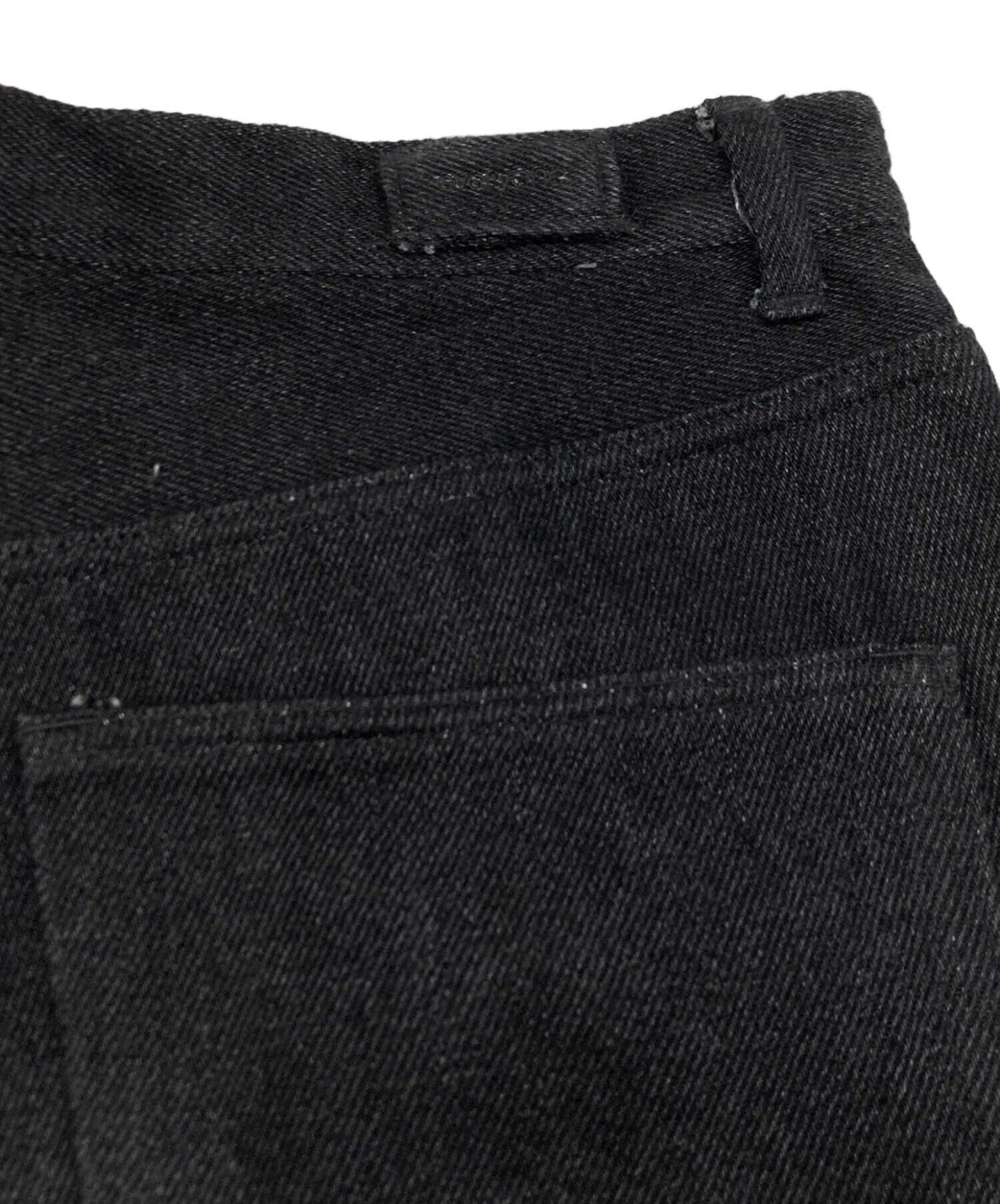 everyone soft denim pants (BLACK) Lサイズ everyone soft denim