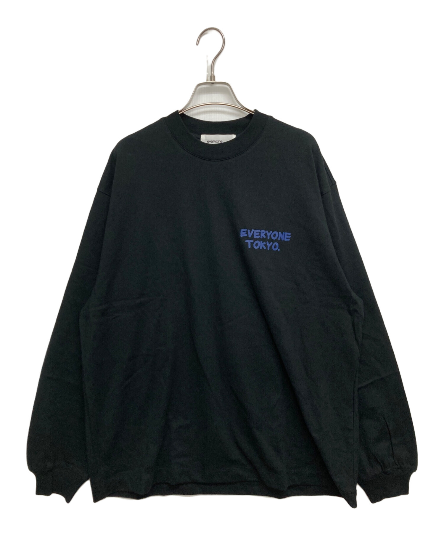 中古・古着通販】everyone (エブリワン) 長袖カットソー ブラック