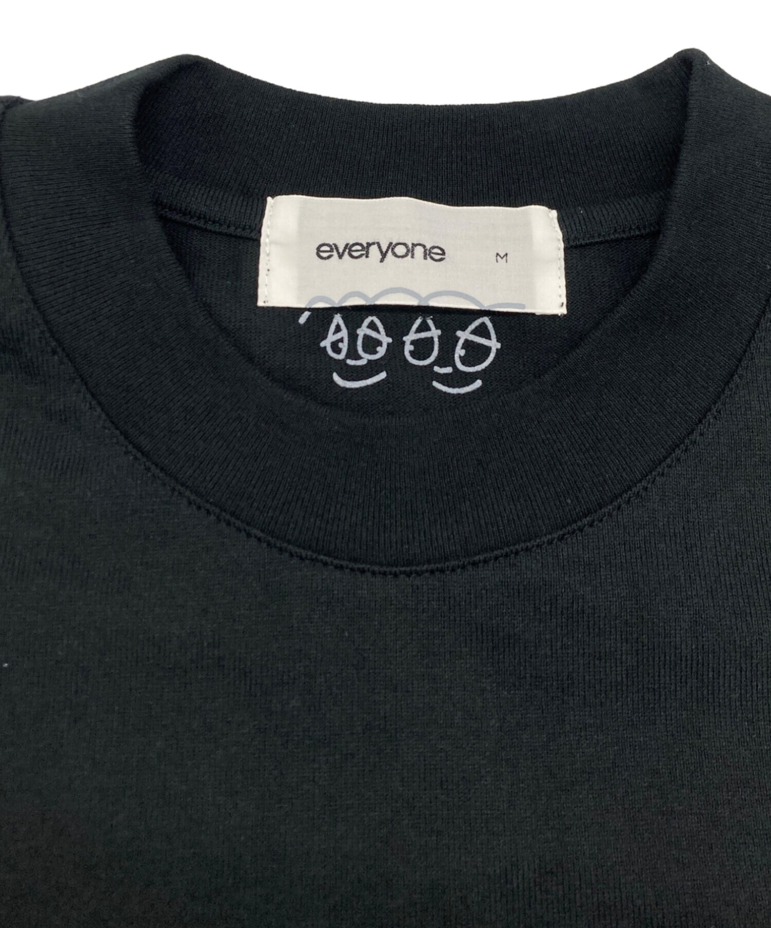 中古・古着通販】everyone (エブリワン) 長袖カットソー ブラック