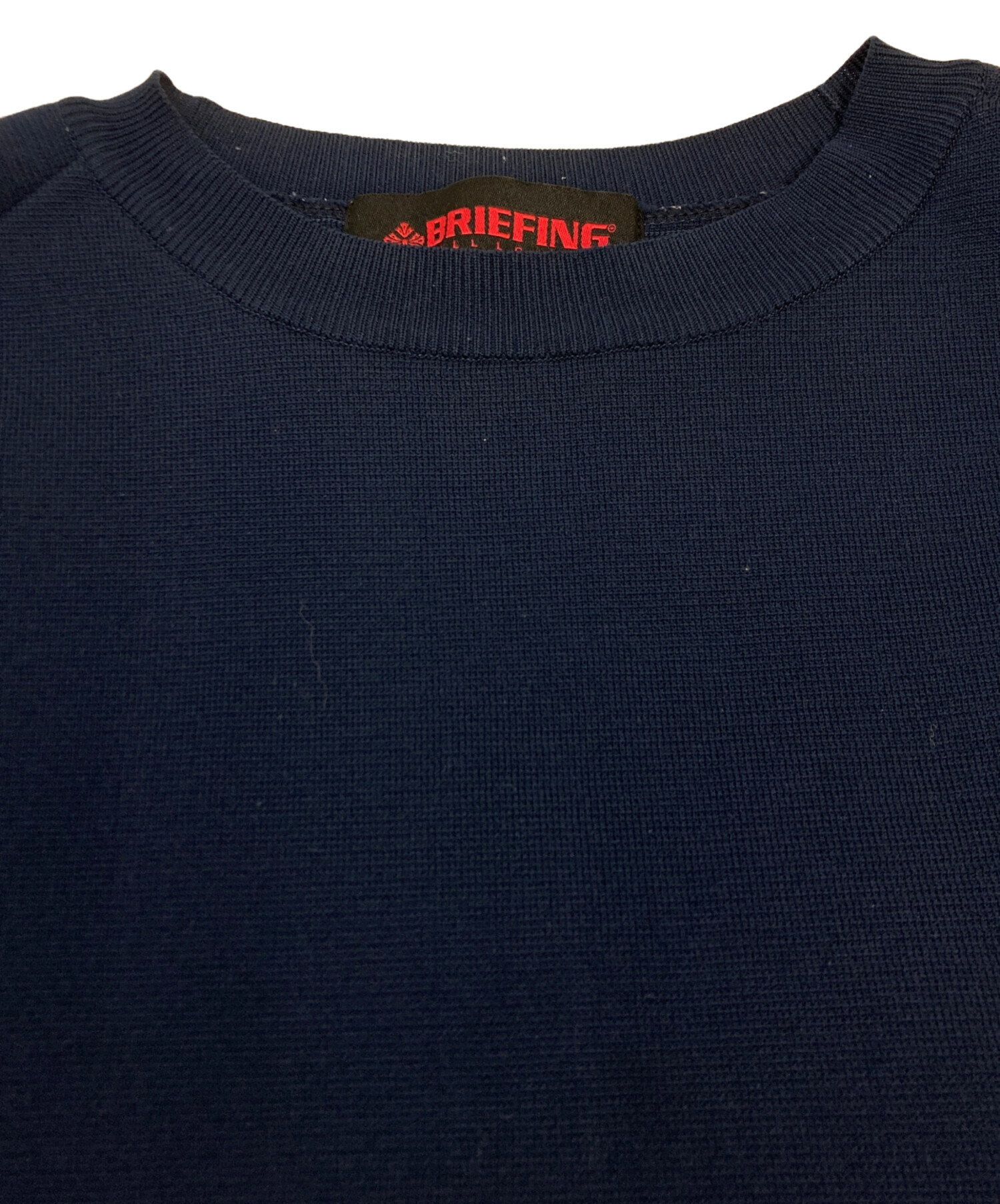 中古・古着通販】BRIEFING (ブリーフィング) ミラノリブクルーネック