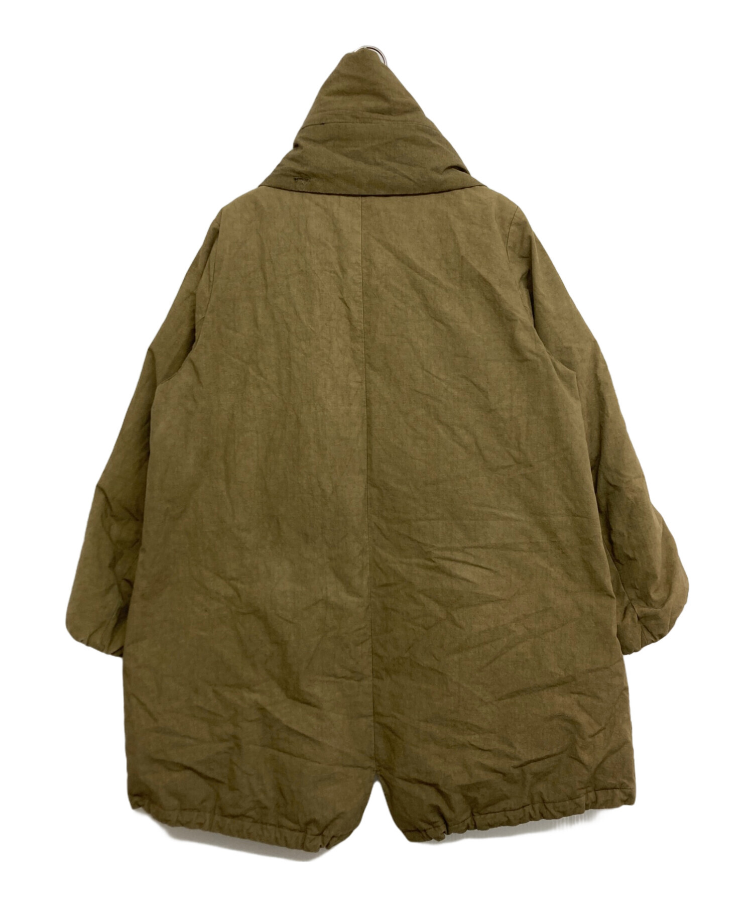 中古・古着通販】pas de calais (パドカレ) 綿麻ダンプダウンコート 