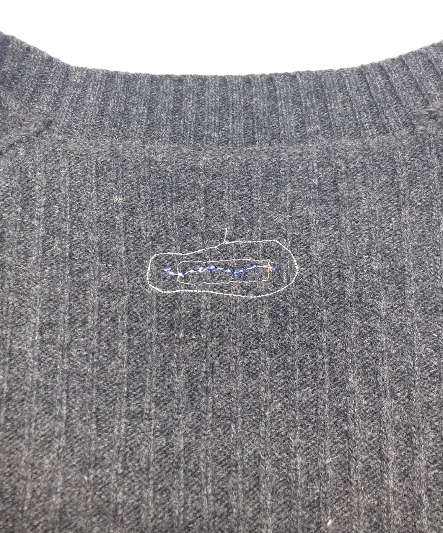 中古・古着通販】ADER error (アーダーエラー) SLEM CARDIGAN グレー 