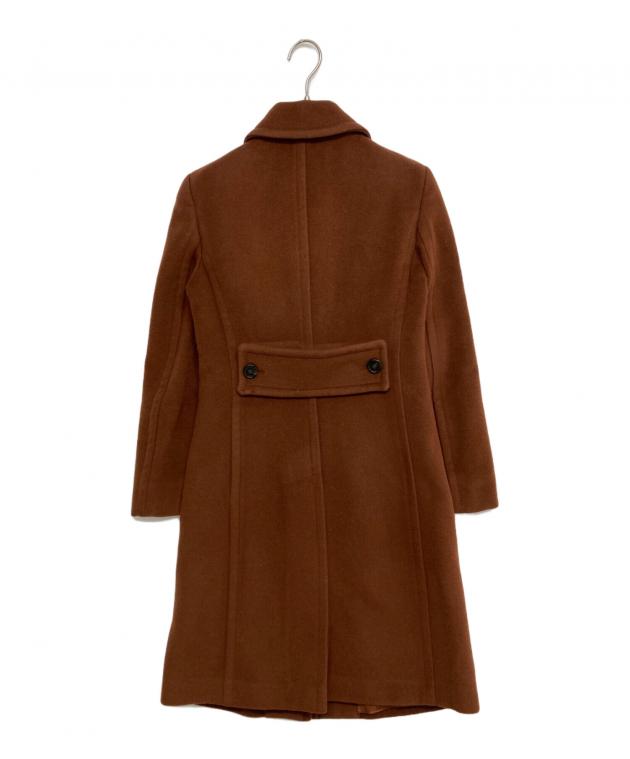 PRADA （プラダ） ウールコート 中古・古着通販】PRADA (プラダ) ウールステンカラーコート ブラウン