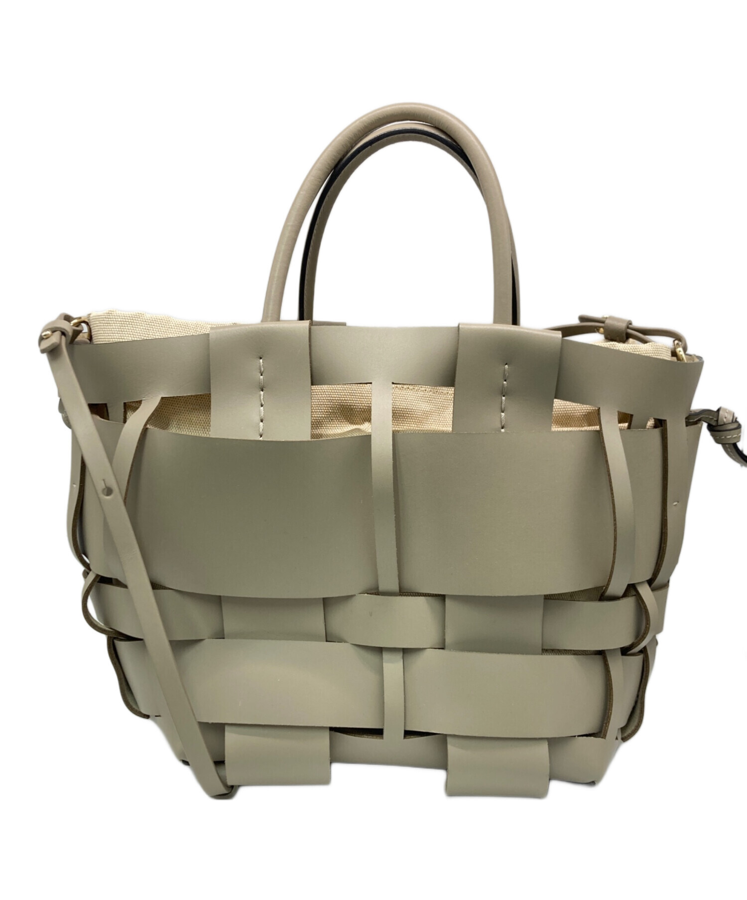 中古・古着通販】ZANCHETTI (ザンケッティー) WOVEN MIDI SHOPPER 