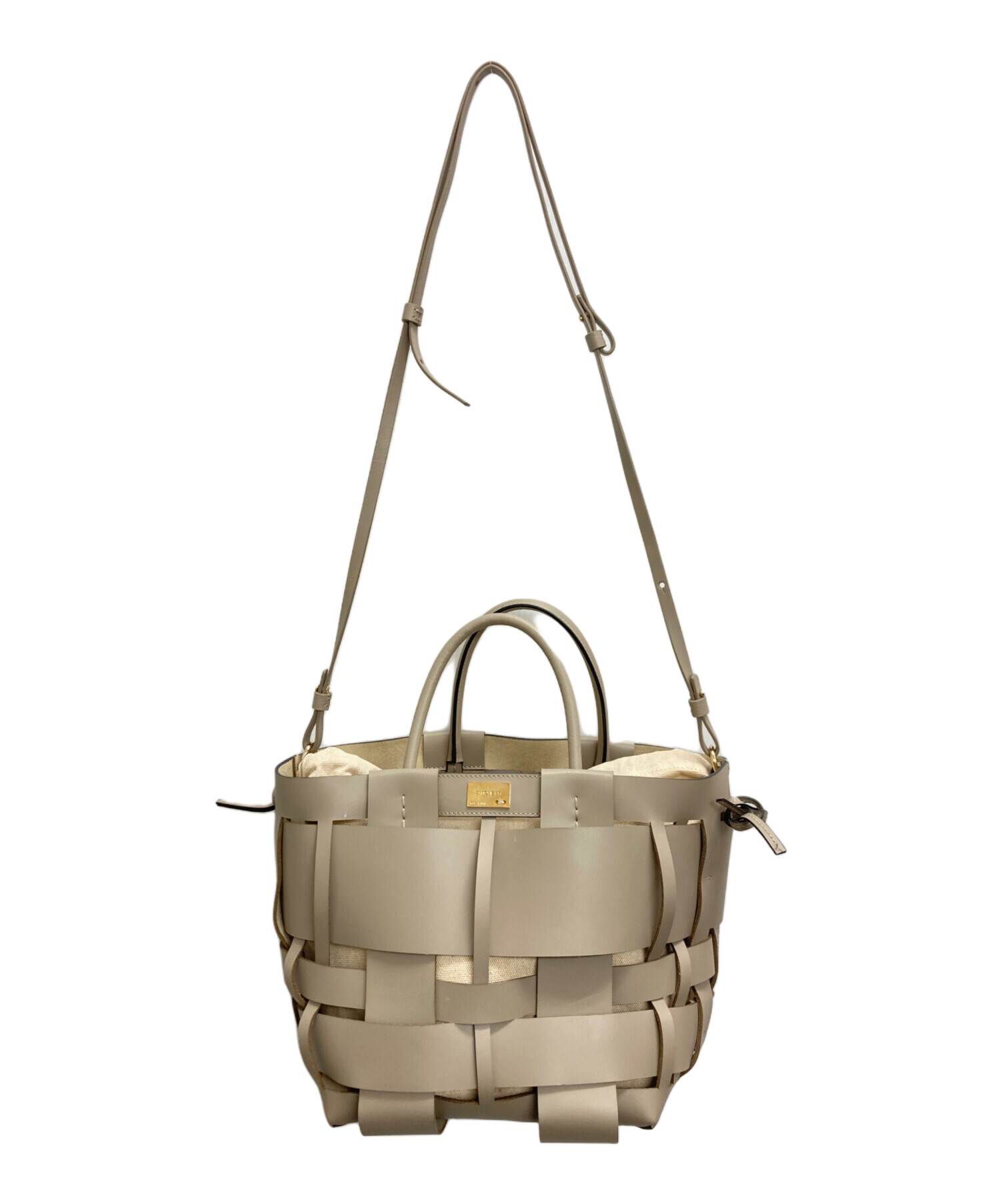 中古・古着通販】ZANCHETTI (ザンケッティー) WOVEN MIDI SHOPPER