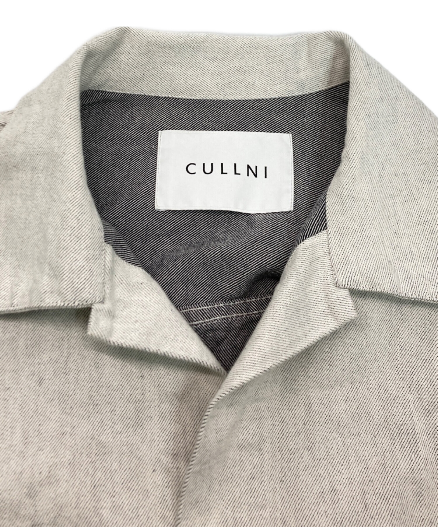 中古・古着通販】CULLNI (クルニ) CU Bow Tie Denim Jacket グレー