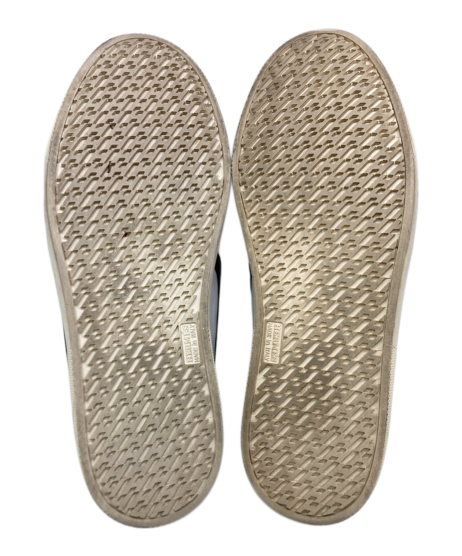 中古・古着通販】HERMES (エルメス) H ステッチ レザー ローカット