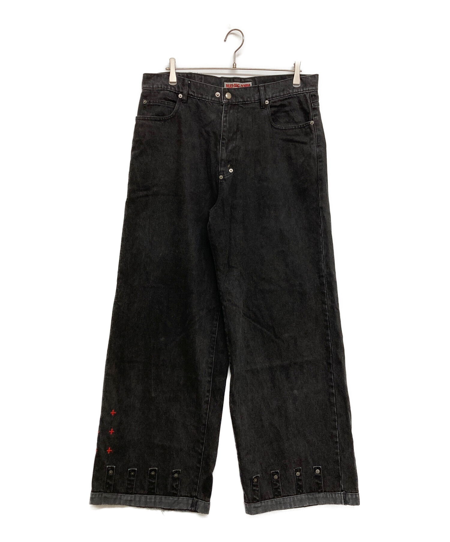 1点物 再構築リメイク　ビッグワイドデニムパンツ  古着101169 中古・古着通販】nul1.org (ナル・ドット・オーアールジー) ワイド