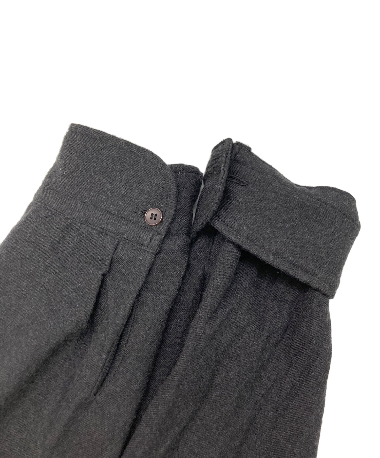 中古・古着通販】COMOLI (コモリ) ウールビエラ スキッパーシャツ 