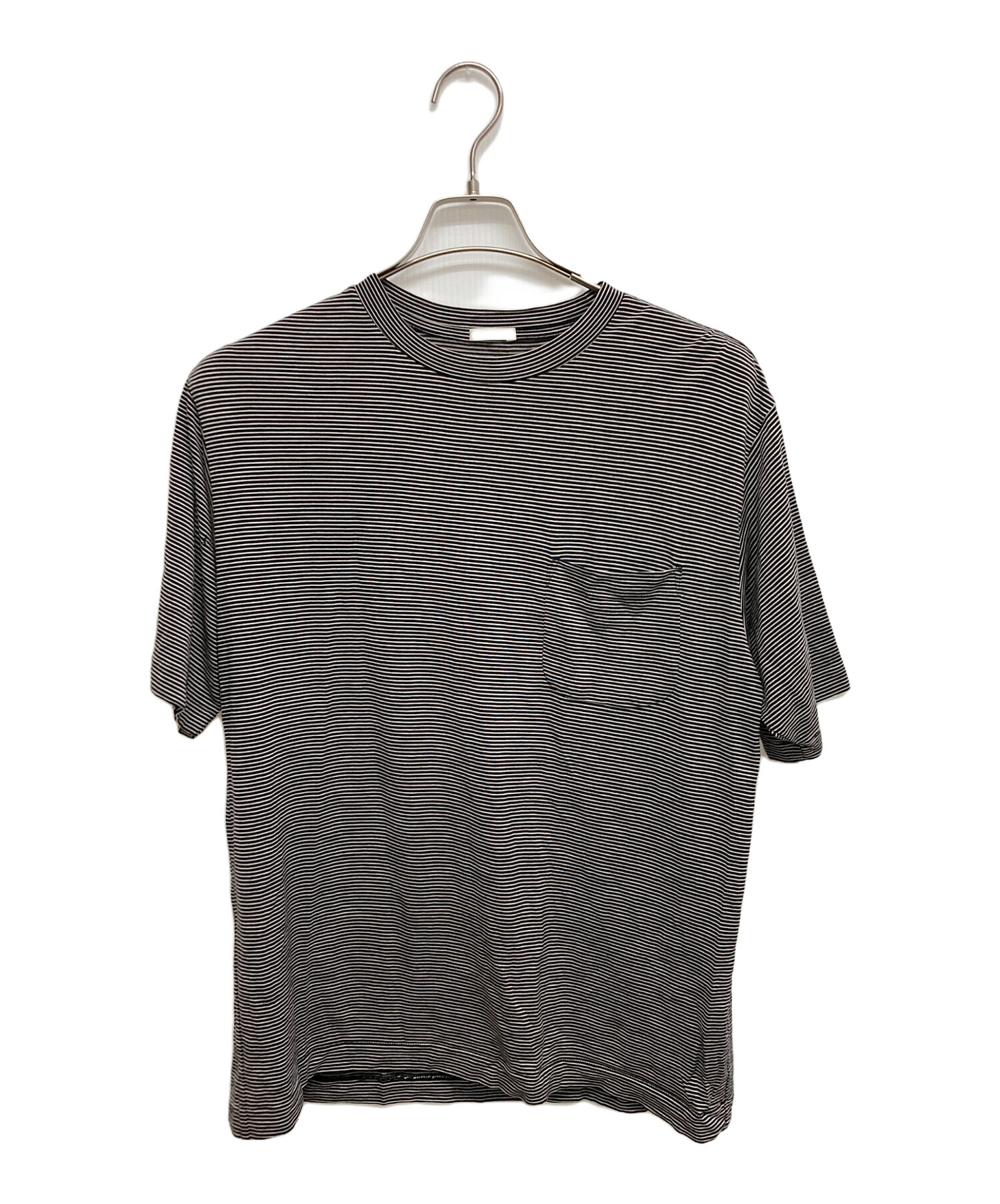 中古・古着通販】COMOLI (コモリ) ウール天竺Tシャツ ブラック サイズ