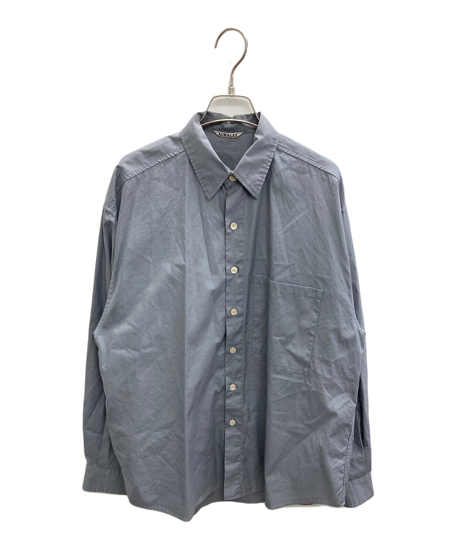 中古・古着通販】AURALEE (オーラリー) WASHED FINX TWILL BIG SHIRTS