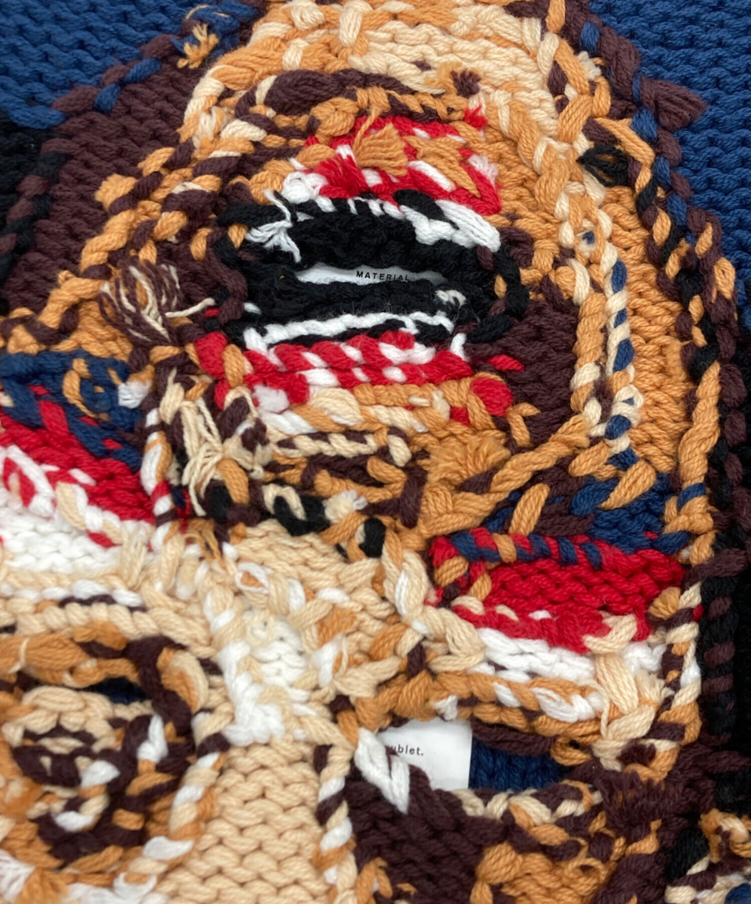 中古・古着通販】doublet (ダブレット) ACTING SUPPORTER KNITWEAR 