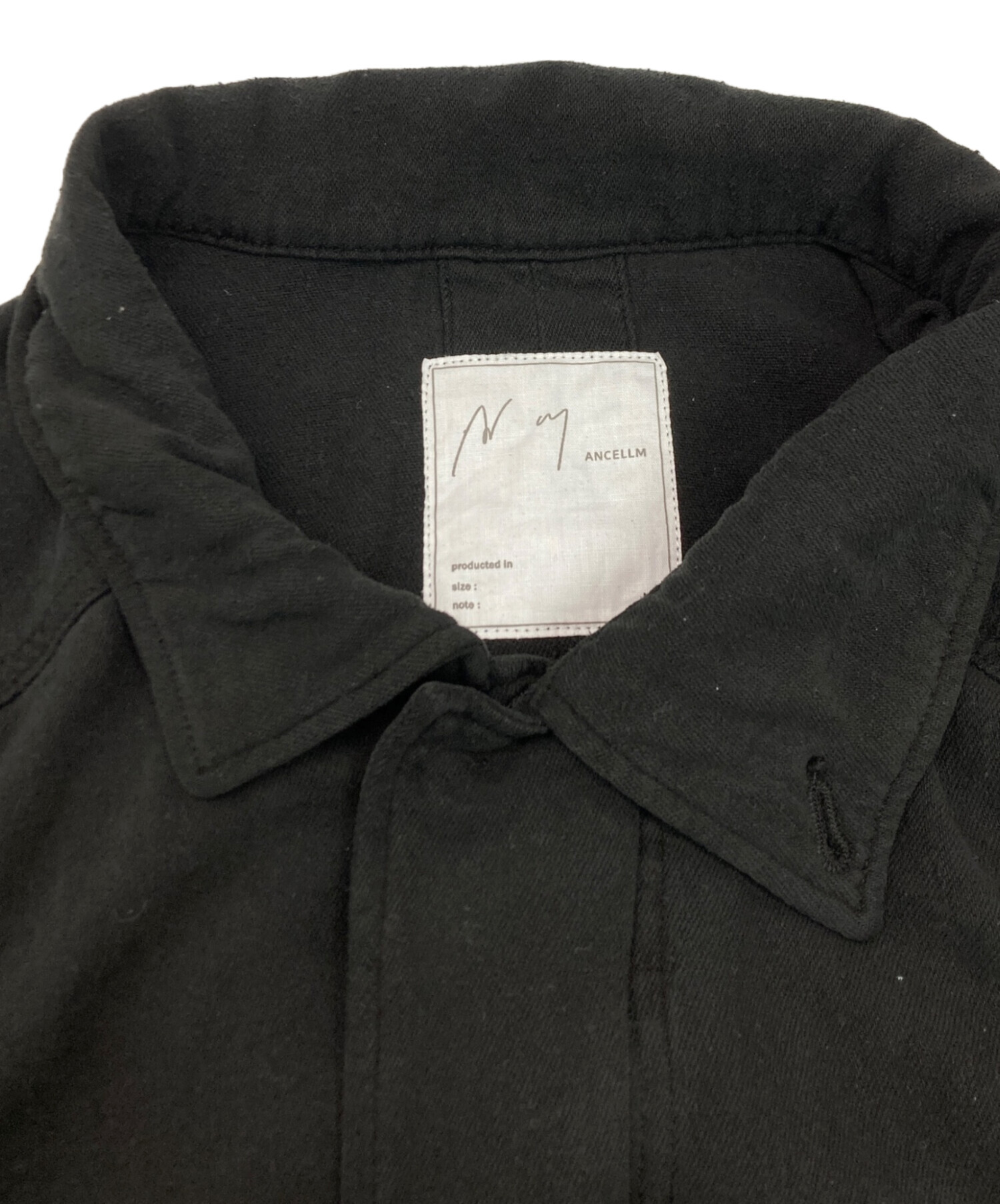 中古・古着通販】ANCELLM (アンセルム) SILK SUEDE FIELD JACKET