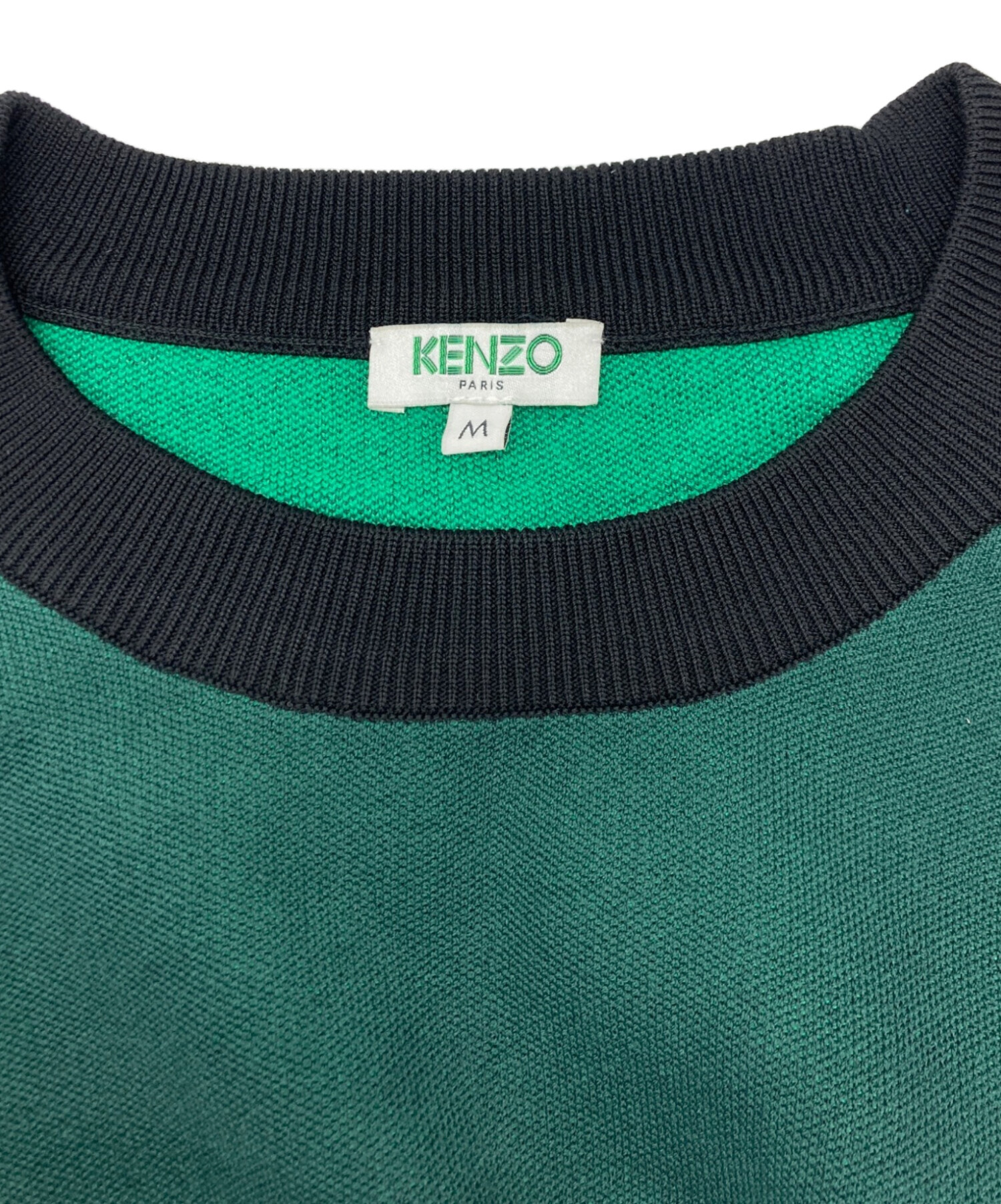 中古・古着通販】KENZO (ケンゾー) ニット グリーン サイズ:M