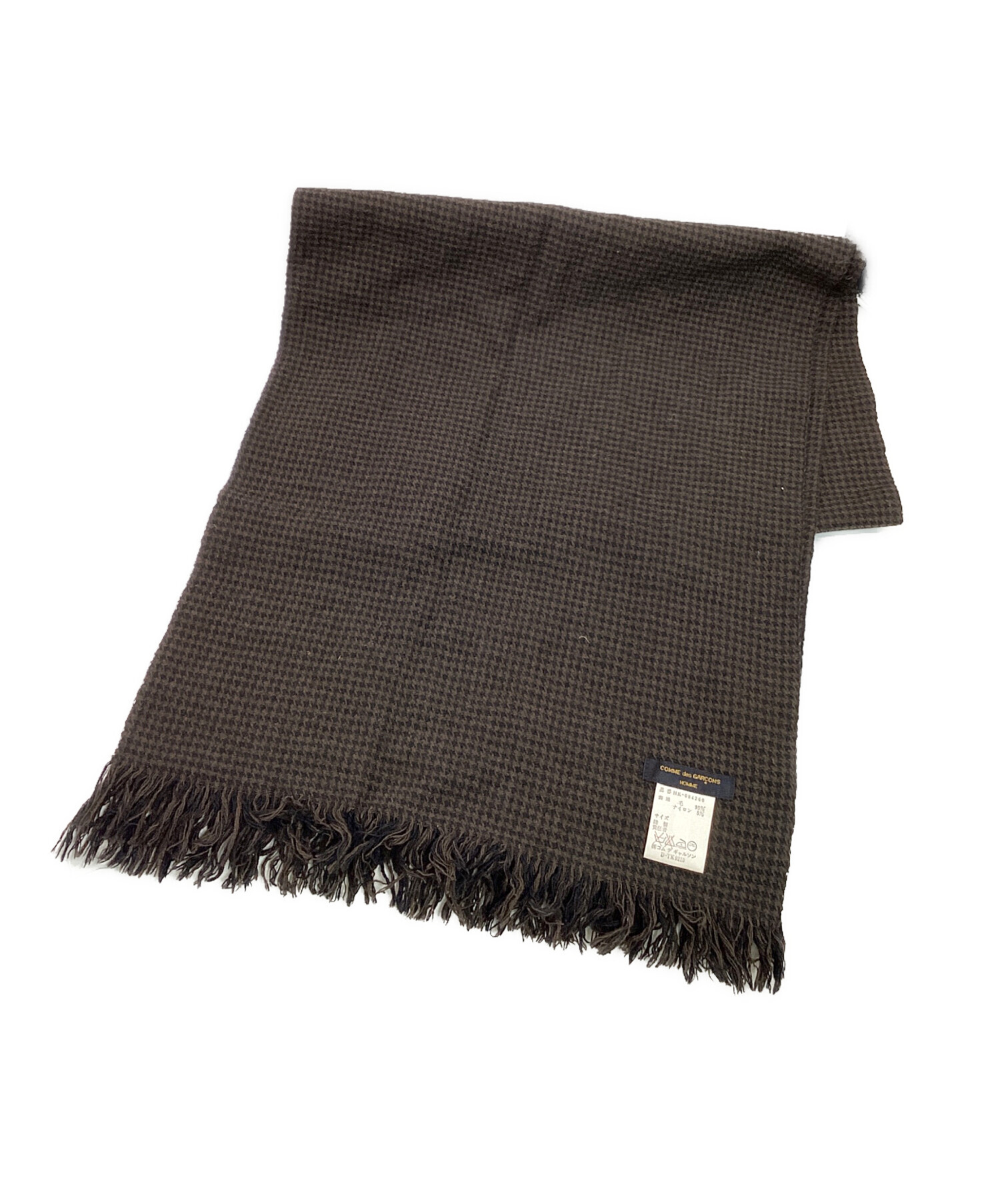 COMME des GARCONS HOMME PLUS フリンジマフラー 中古・古着通販】COMME des GARCONS HOMME (コムデギャルソン オム