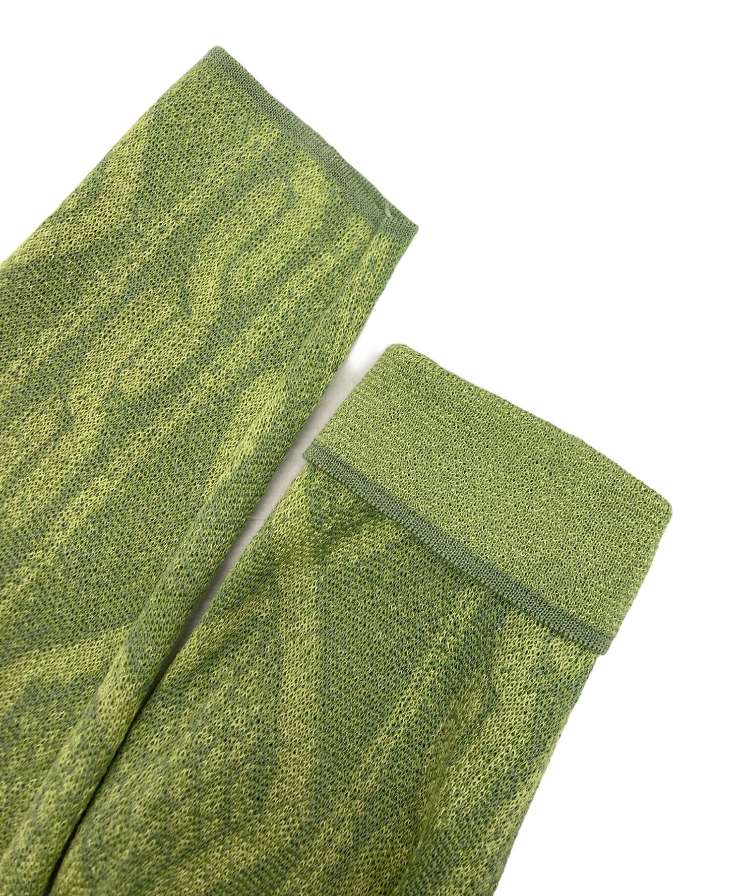 中古・古着通販】sulvam (サルバム) Cable pattern knit グリーン