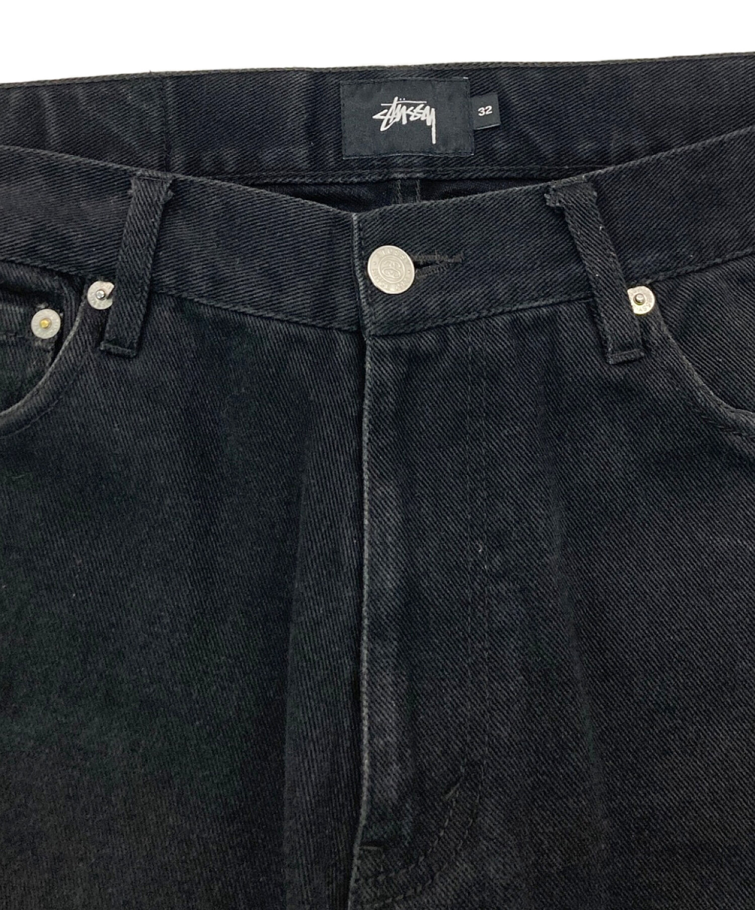 中古・古着通販】stussy (ステューシー) ブラックデニムパンツ