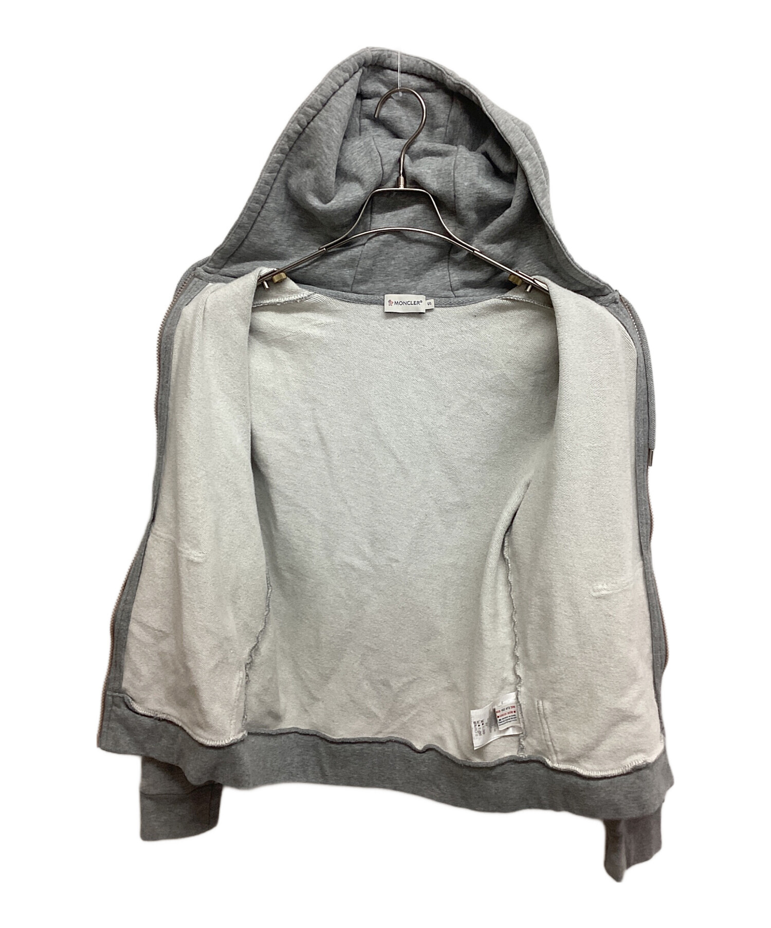 MONCLER モンクレール パーカー Mサイズ コットン グレー MAGRIA MONCLER モンクレール パーカー Mサイズ コットン グレー 売れ筋