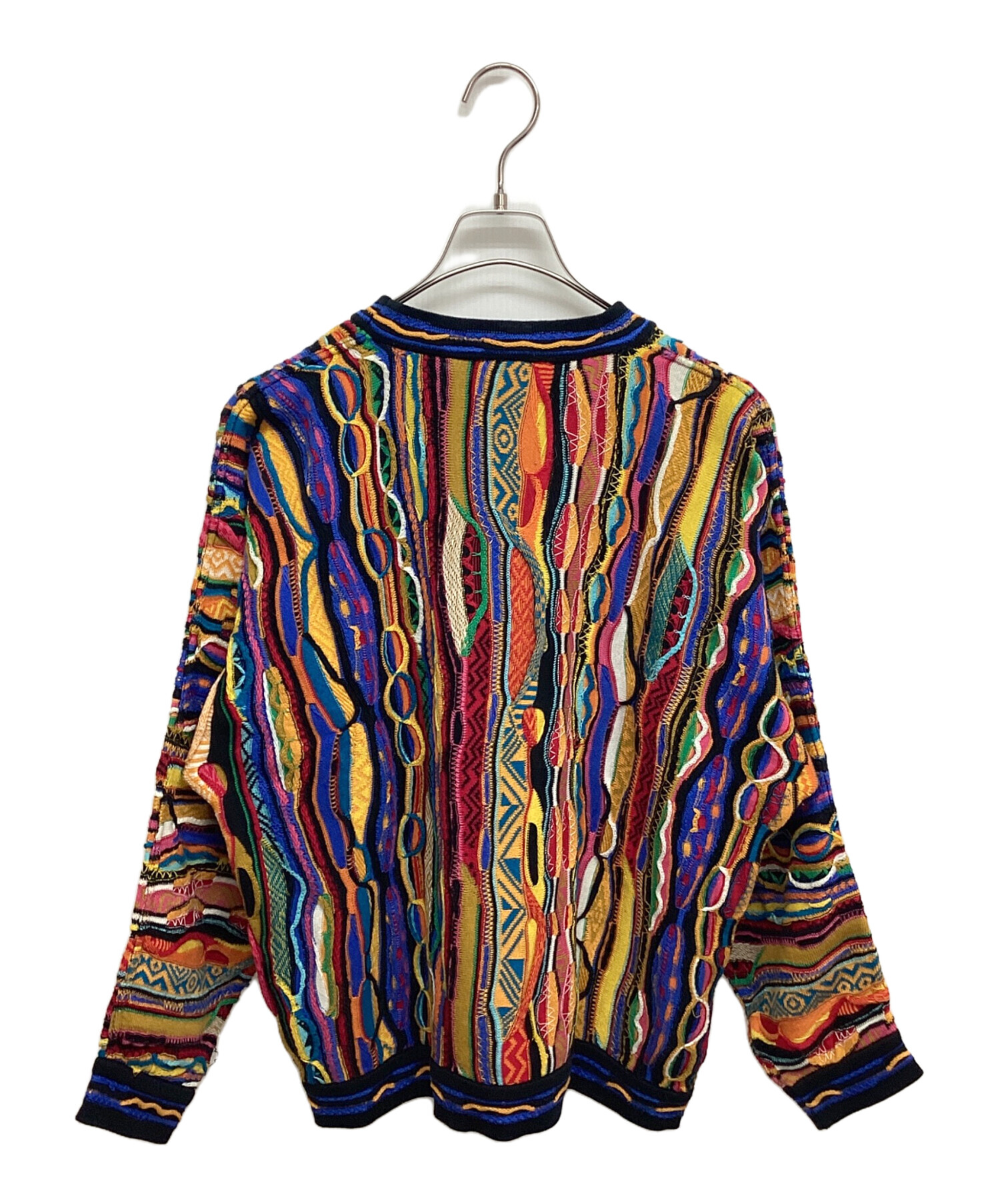 中古・古着通販】Coogi (クージー) 3Dニット マルチカラー サイズ:SIZE