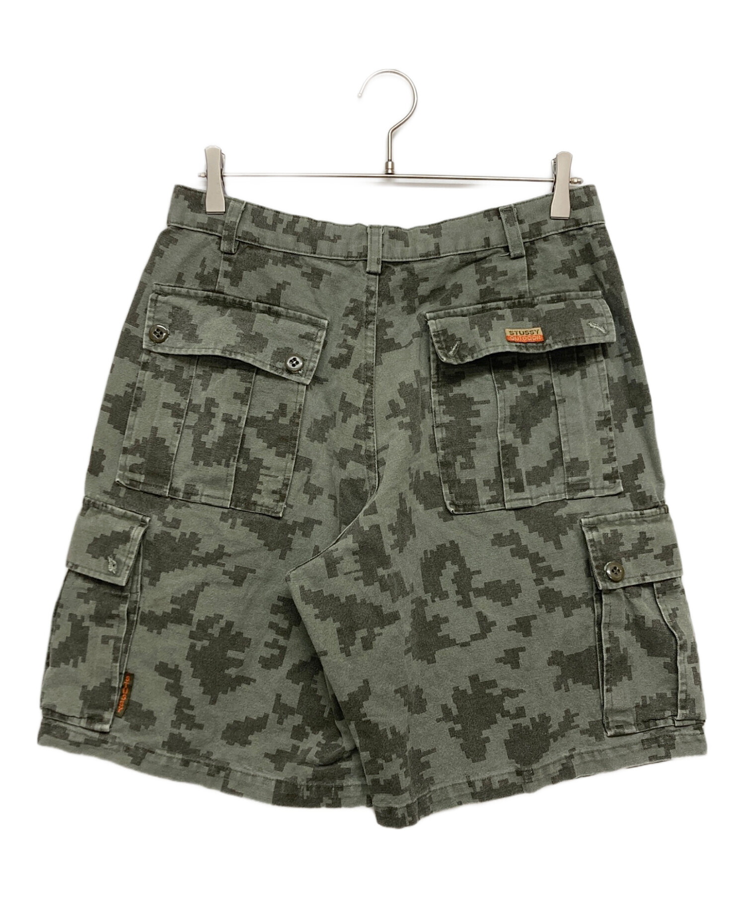 中古・古着通販】stussy (ステューシー) ハーフカーゴパンツ カーキ