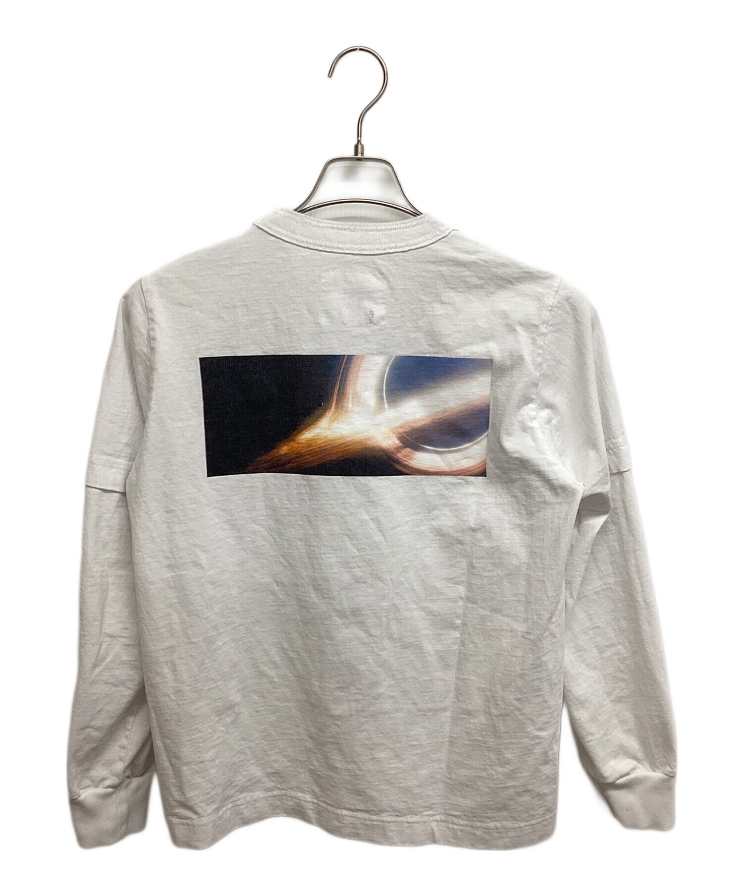 【新品】sacai ホワイト ロングスリーブ カットソー サイズ3 中古・古着通販】sacai (サカイ) インターステラーロングスリーブ
