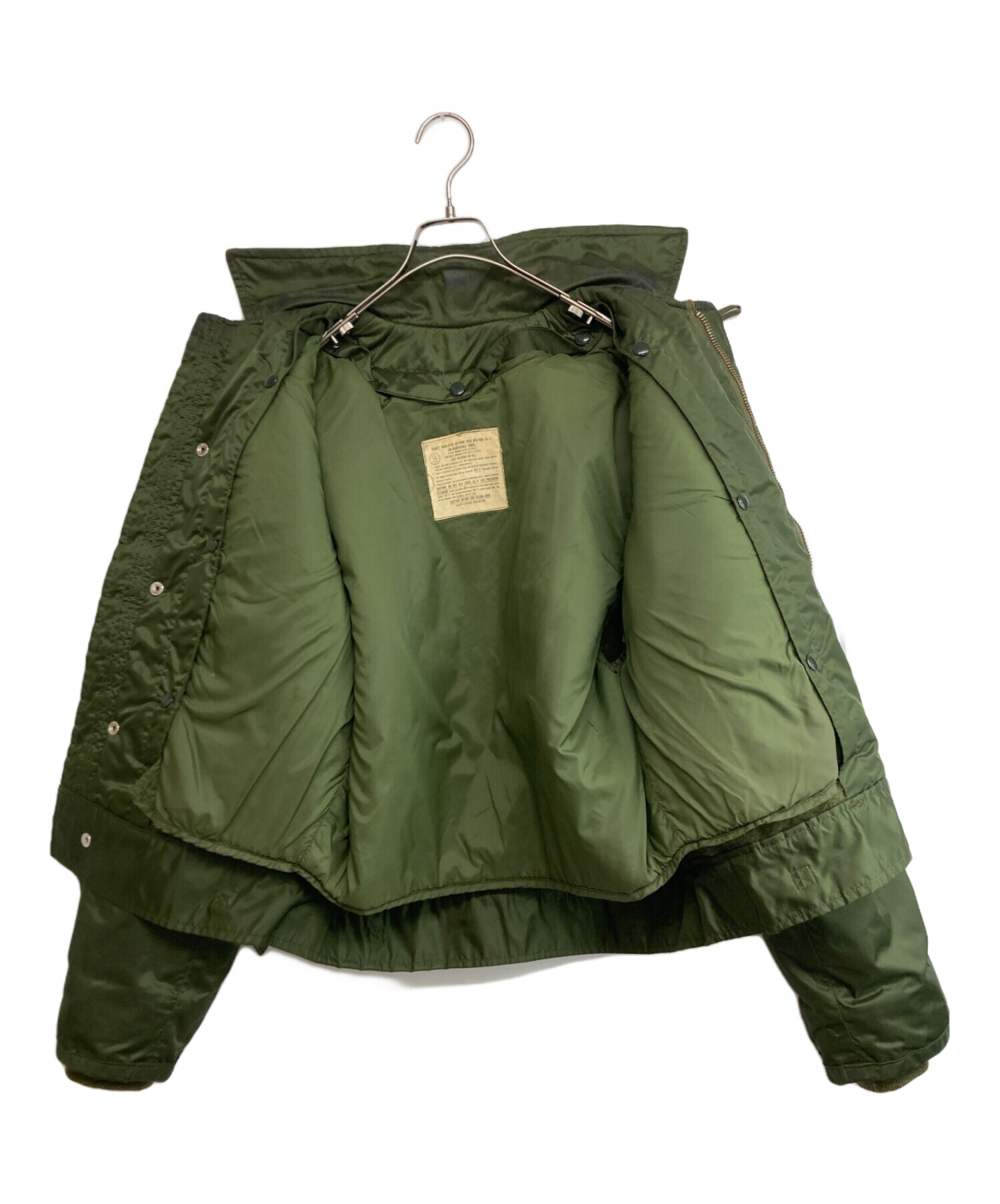 UES ミリタリージャケット サイズ1 オリーブグリーン 中古・古着通販】US ARMY (ユーエスアーミー) ライナー付 A-1 デッキ