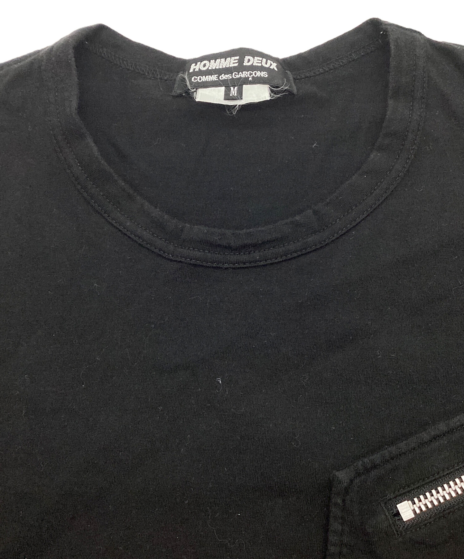 COMME des GARCONS HOMME DEUX ジップポケットTシャツ 中古・古着通販】COMME des GARCONS HOMME DEUX (コムデギャルソン