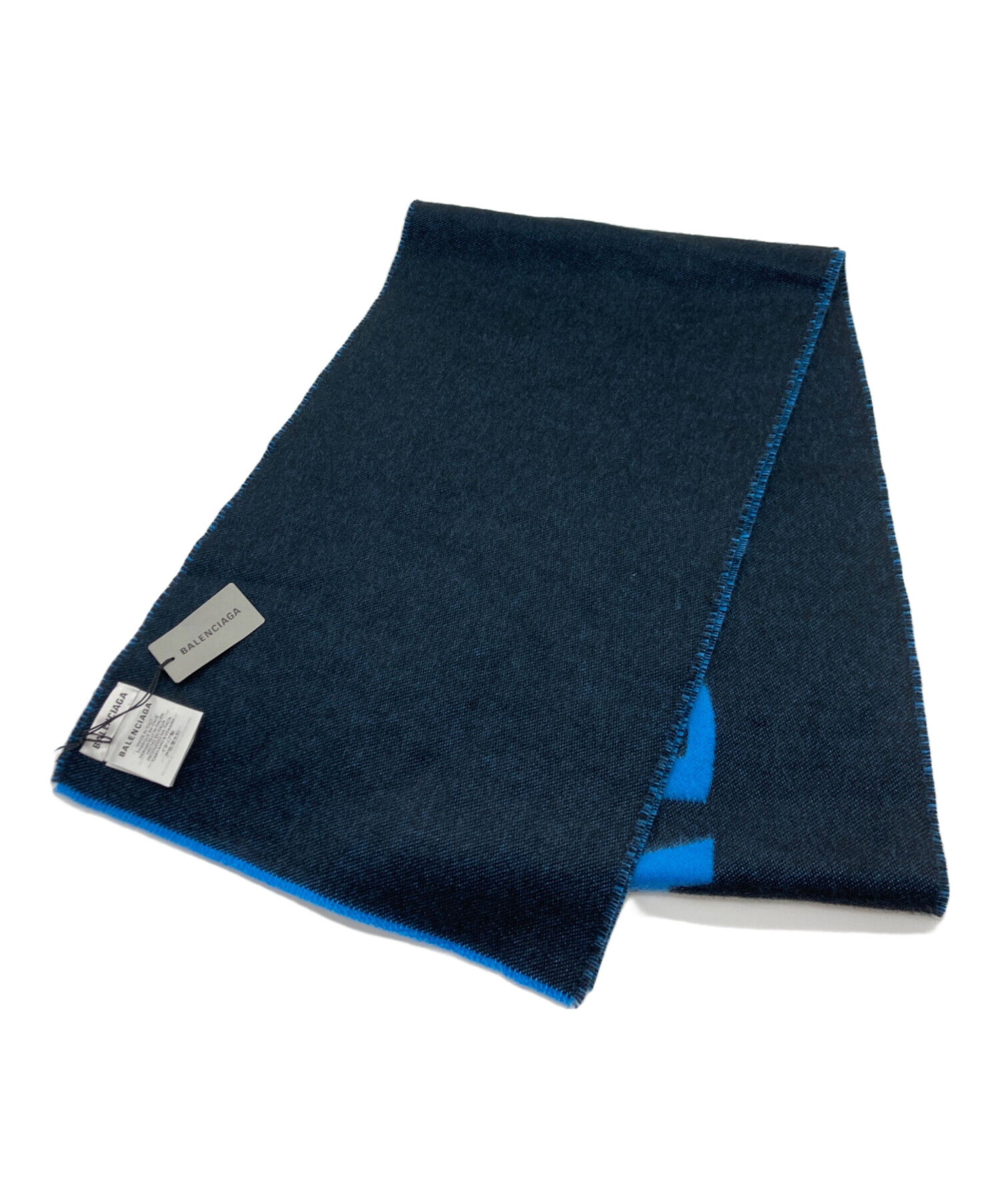 中古・古着通販】BALENCIAGA (バレンシアガ) LOGO JACQUARD WOOL SCARF