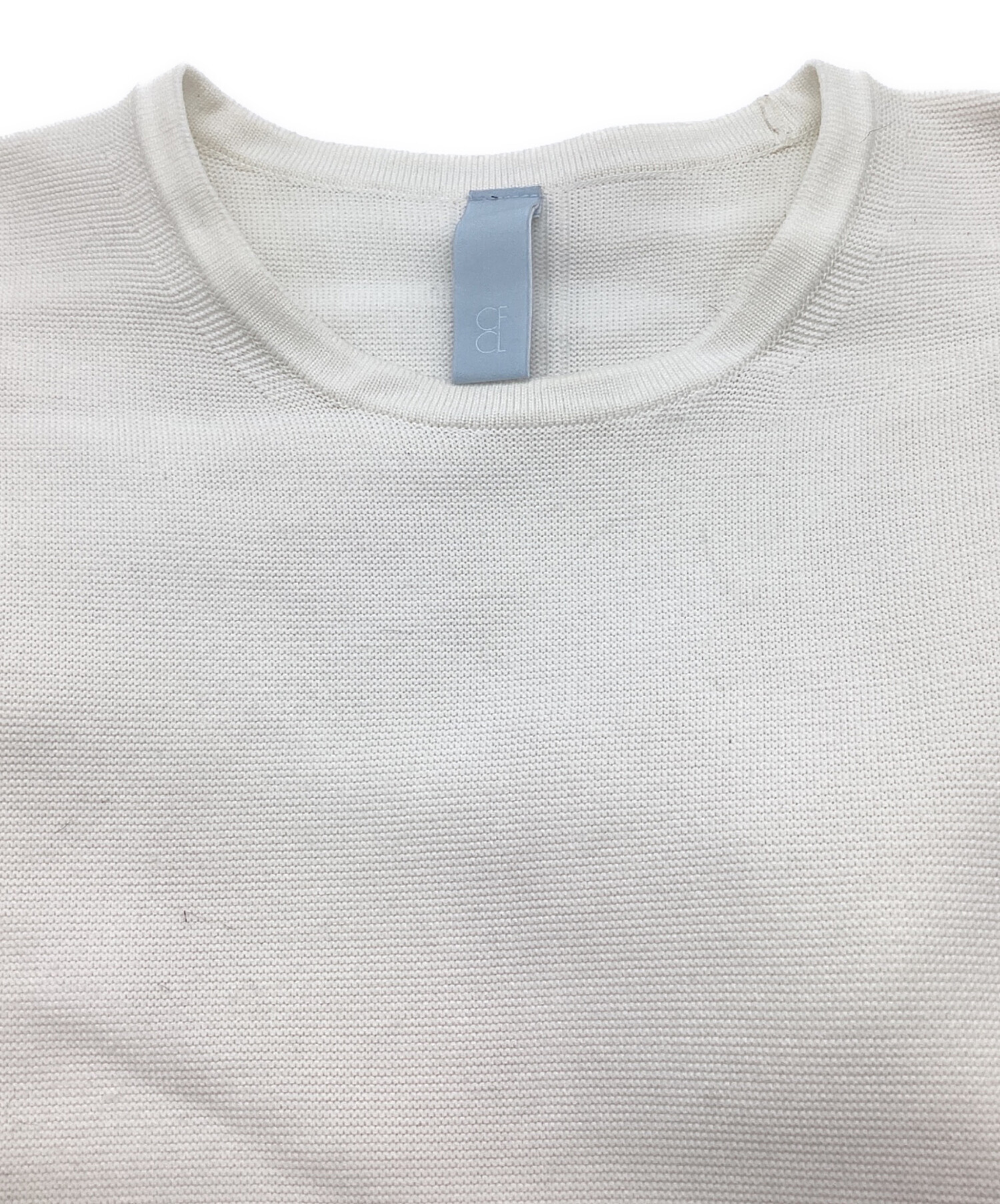 中古・古着通販】CFCL (シーエフシーエル) GARTER CREW NECK TEE 